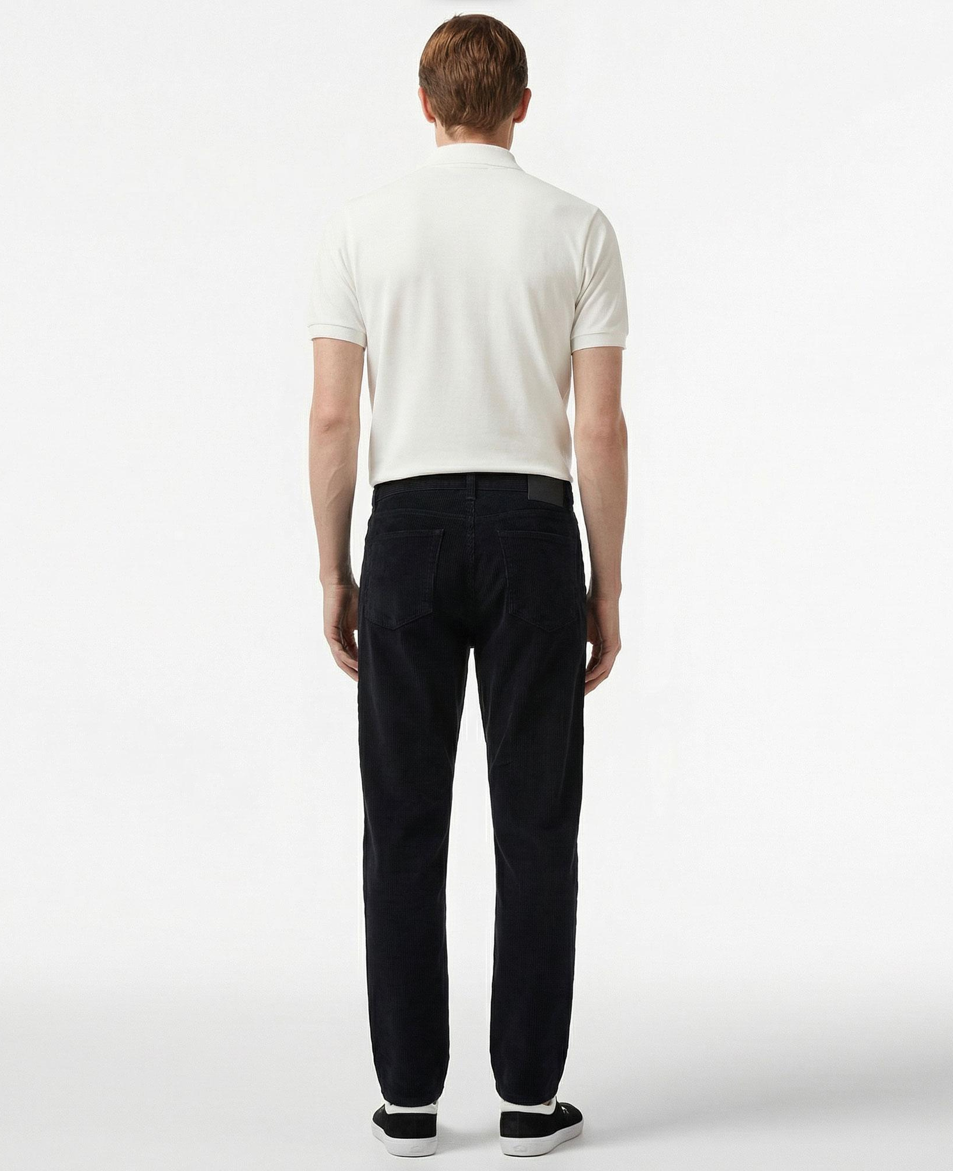 Erkek Straight Fit Casual Siyah Pantolon