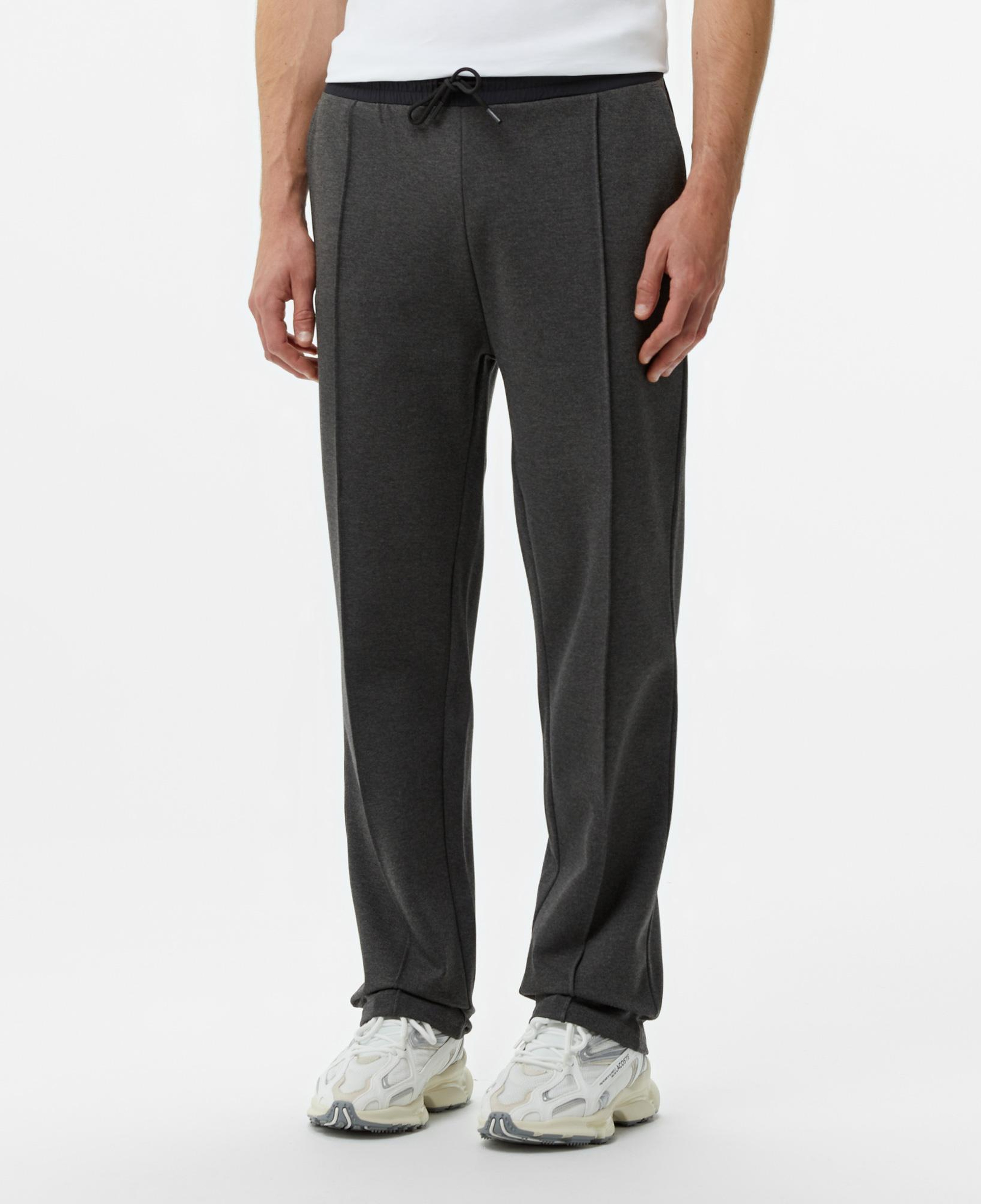 Erkek Tapered Fit Chino Gri Pantolon