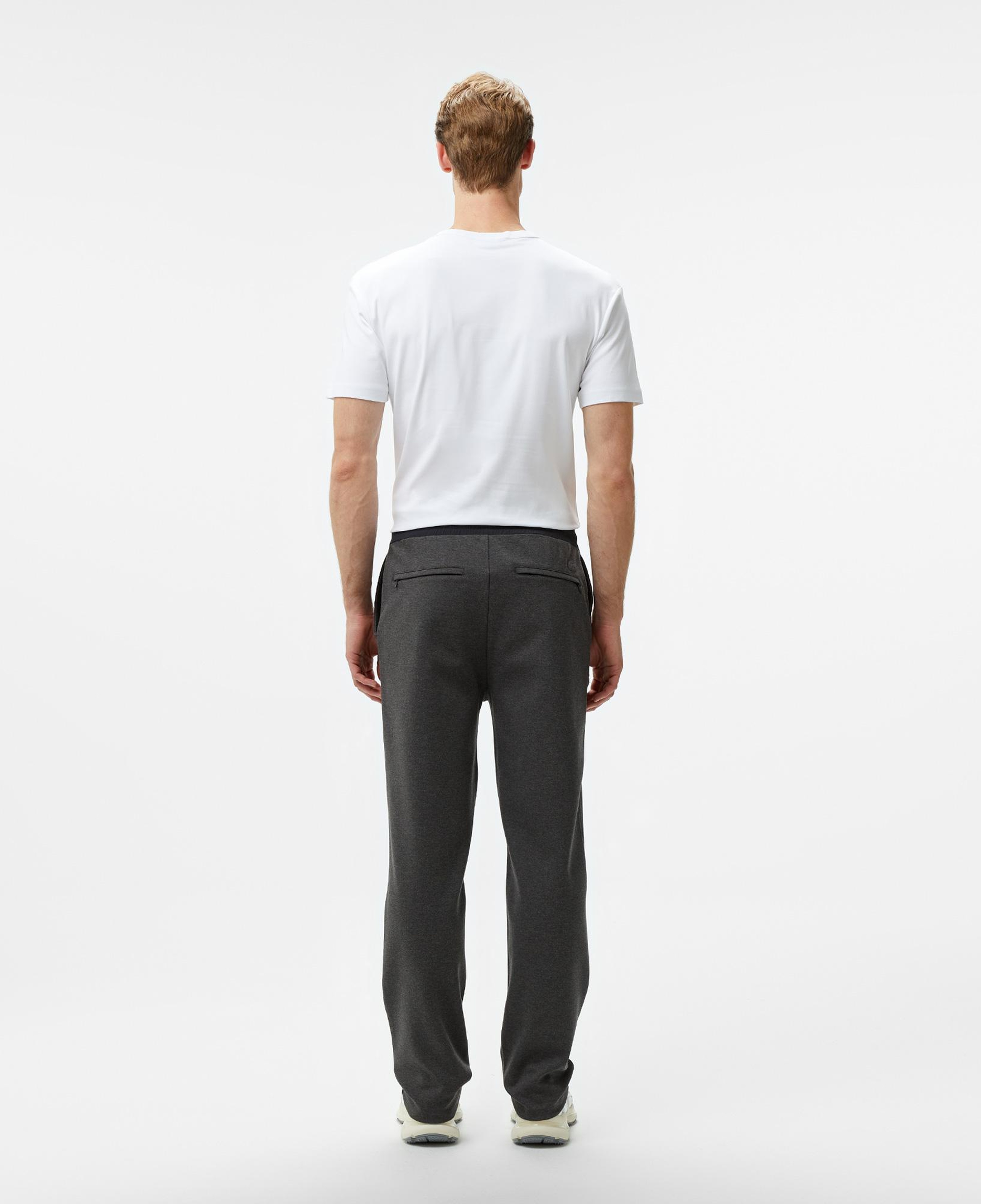 Erkek Tapered Fit Chino Gri Pantolon