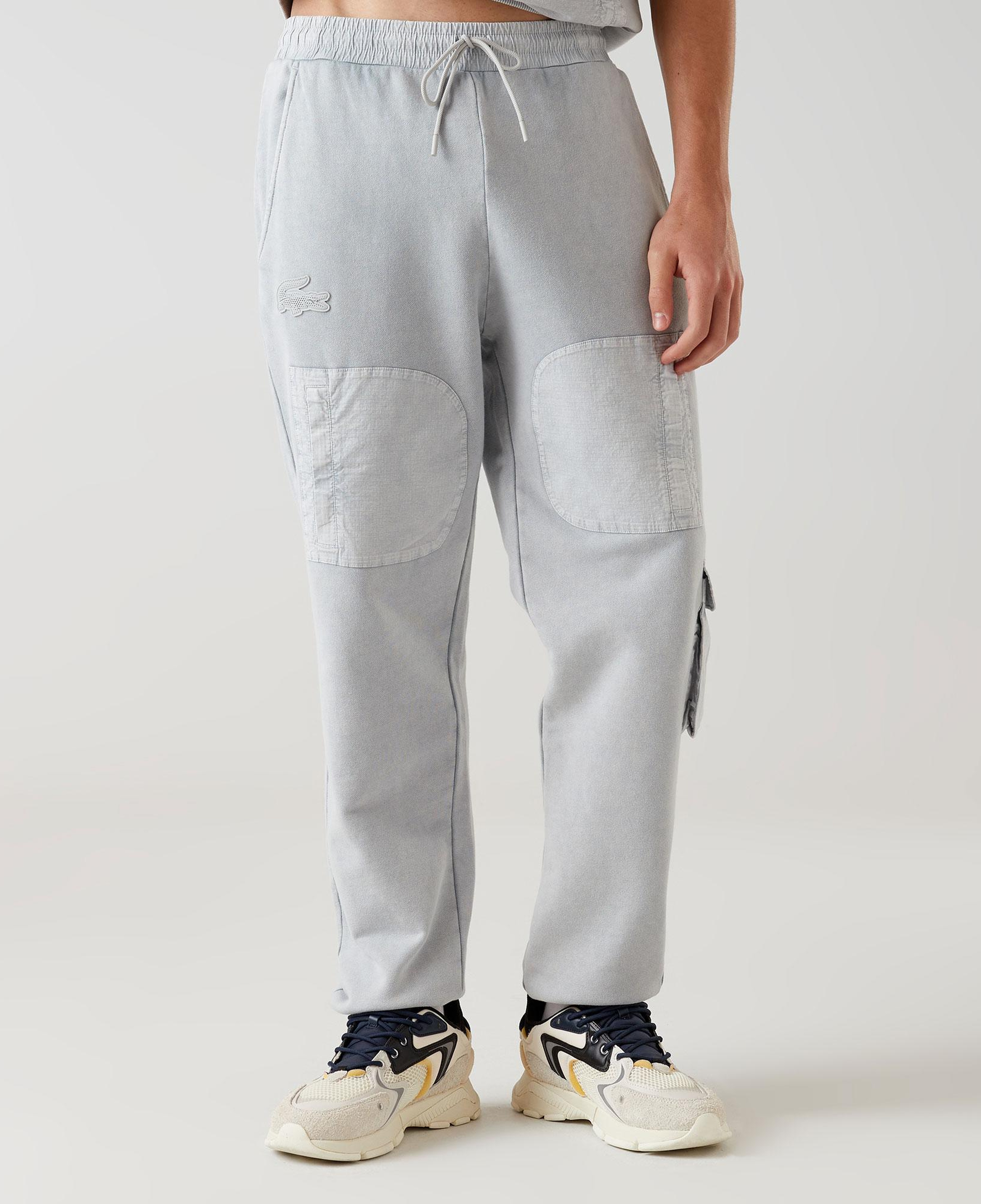Lacoste x House of SuperStep Erkek Gri Eşofman Altı