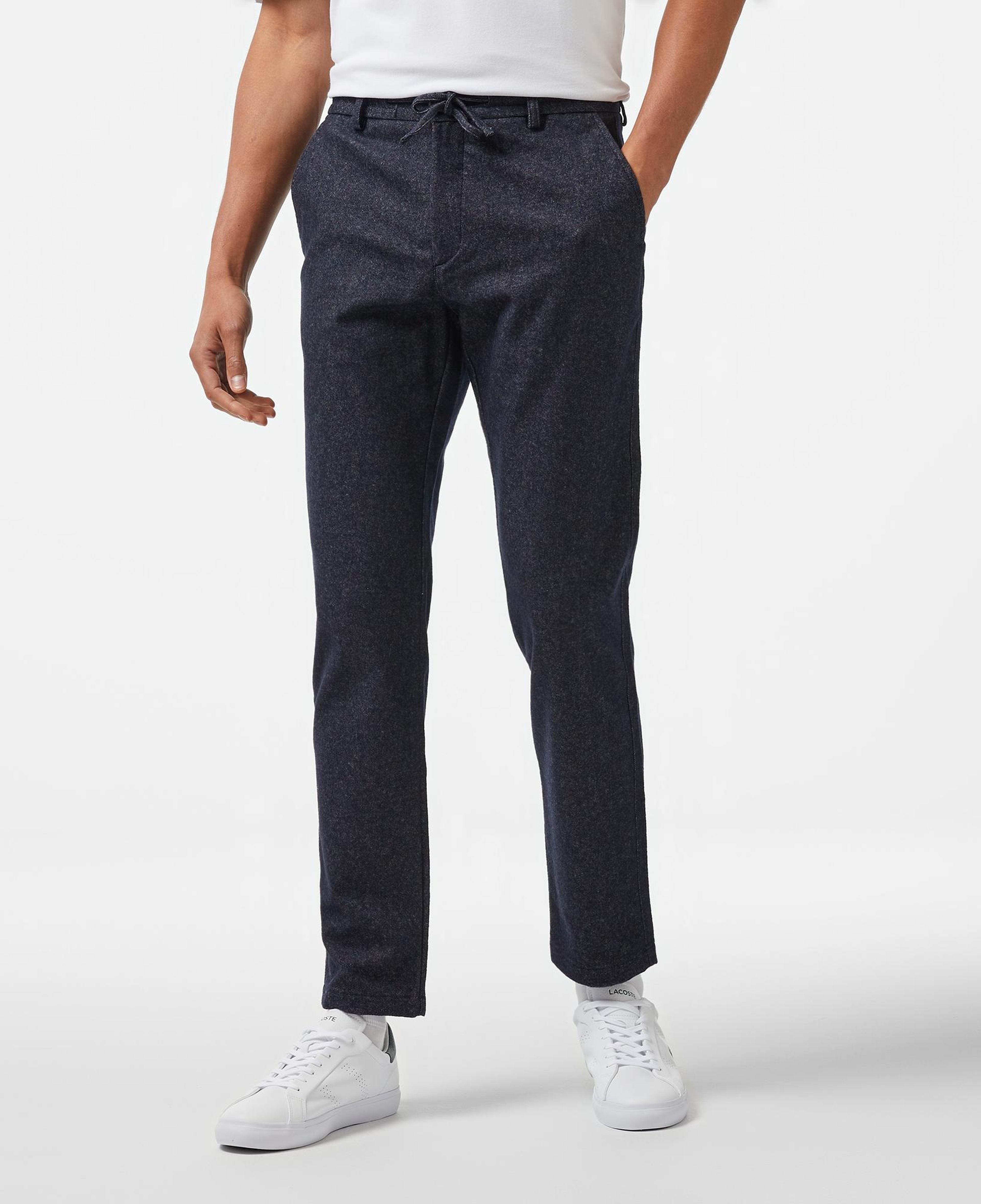 Erkek Tapered Fit Chino Lacivert Pantolon