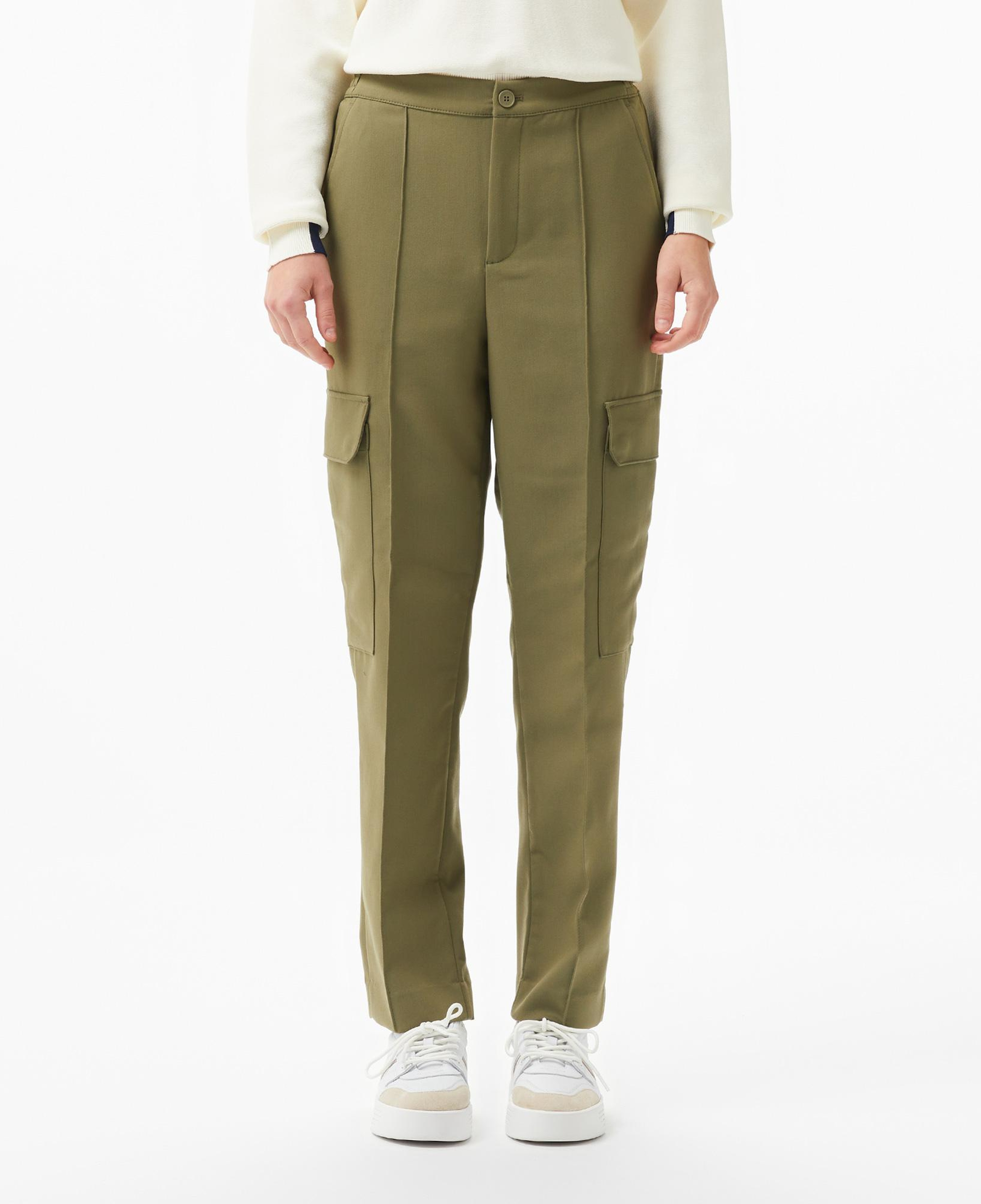 Kadın Regular Fit Haki Pantolon