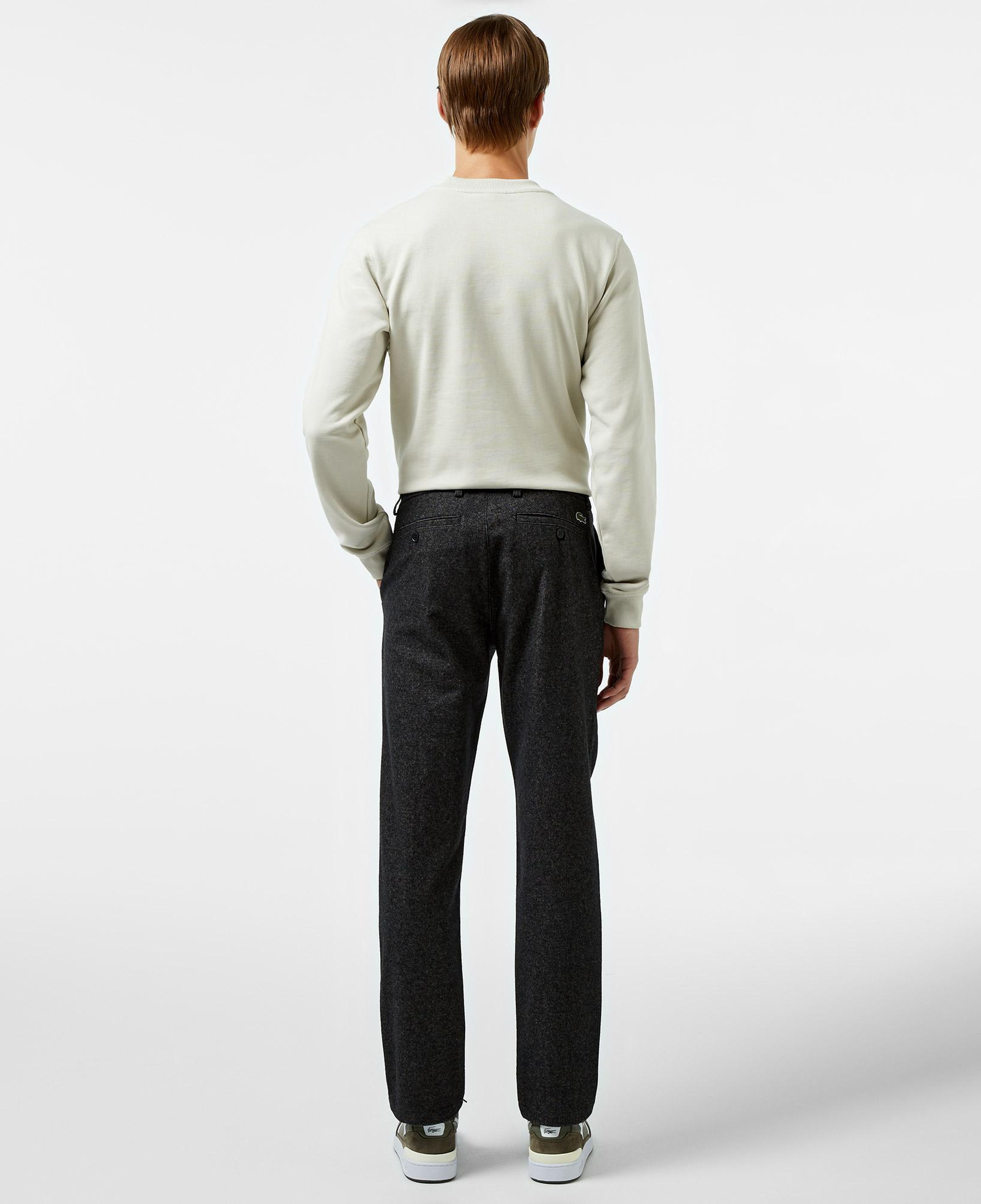 Erkek Tapered Fit Chino Siyah Pantolon