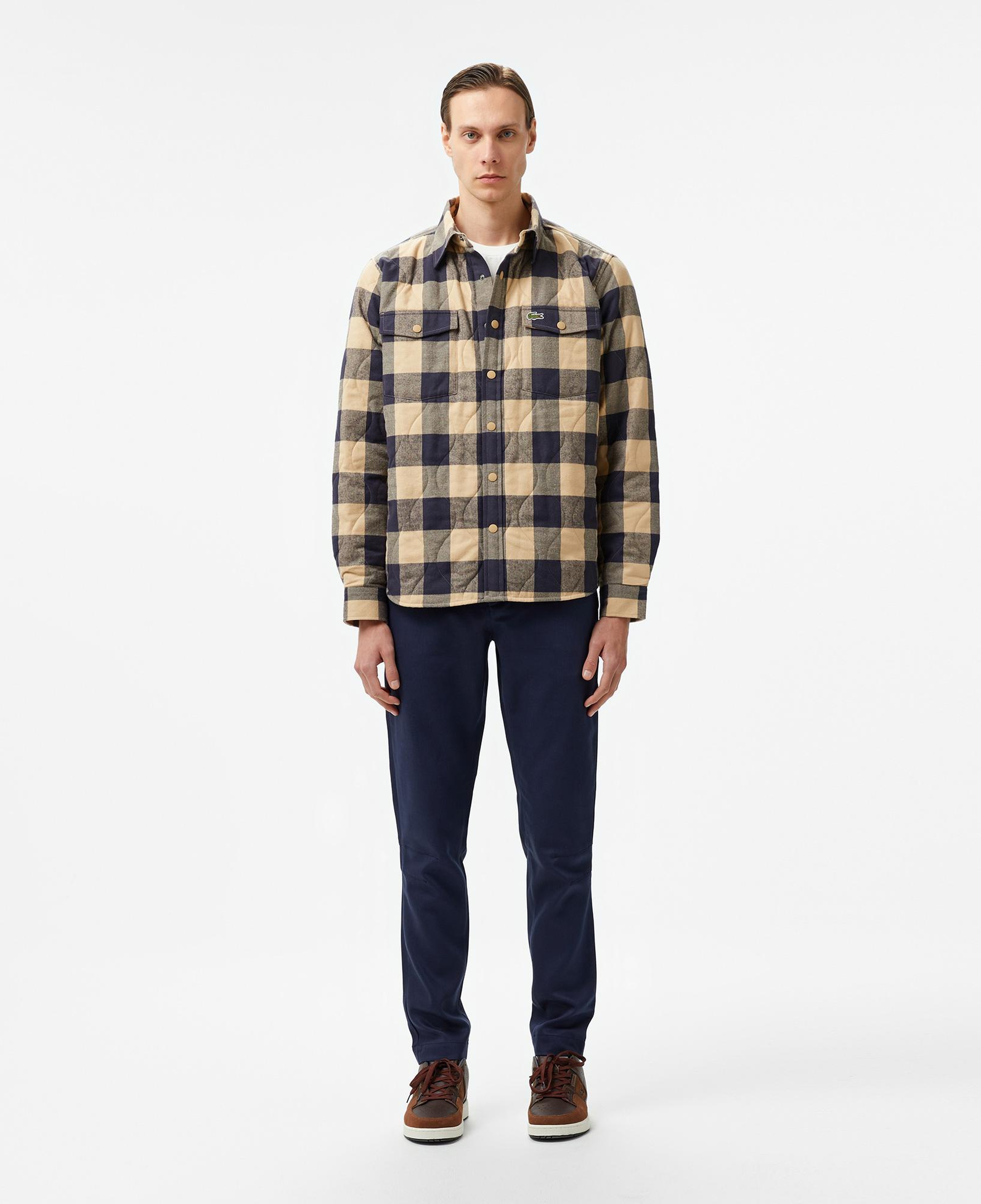 Erkek Straight Fit Chino Lacivert Pantolon