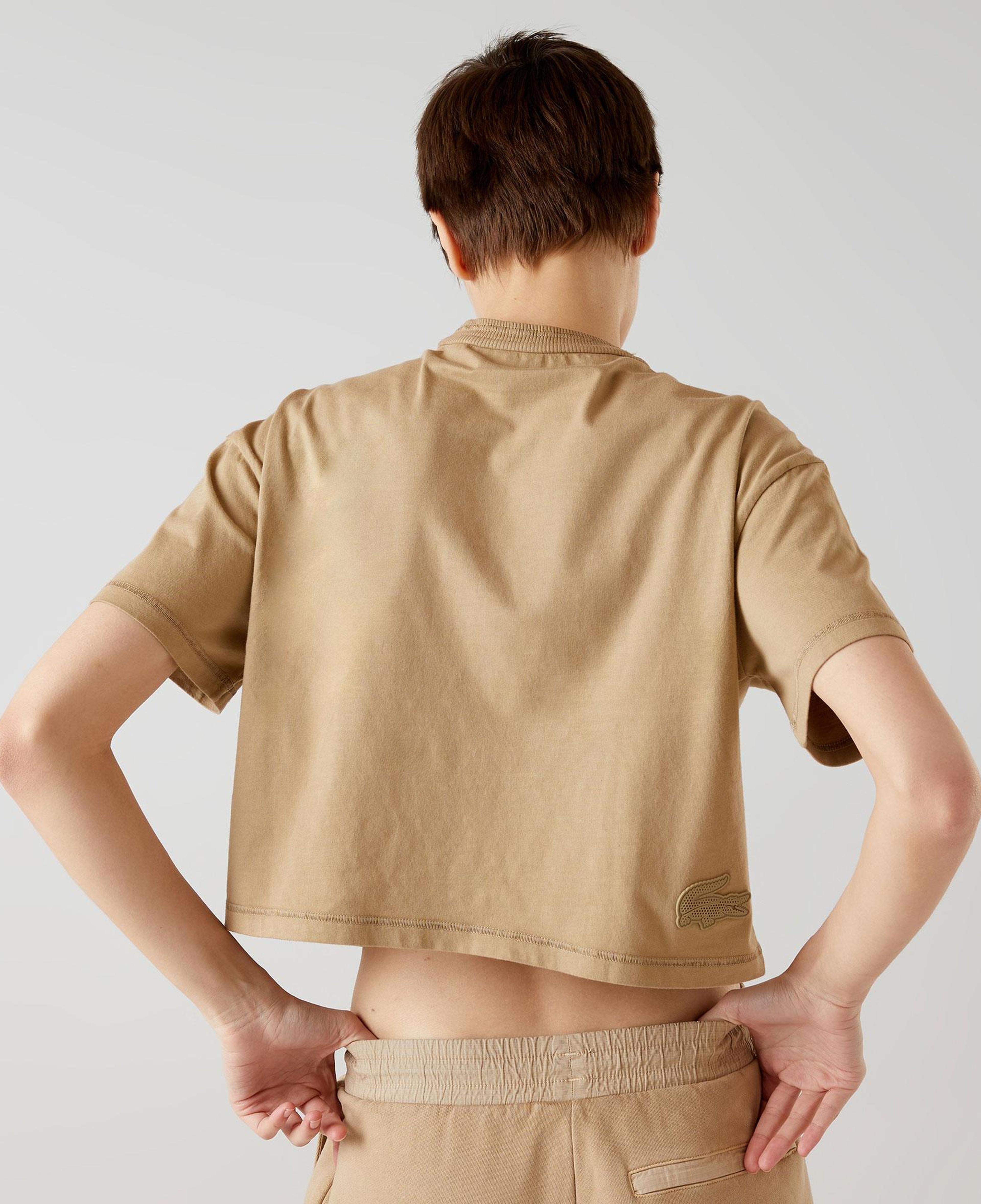 Lacoste x House of SuperStep Kadın Kahverengi T-Shirt