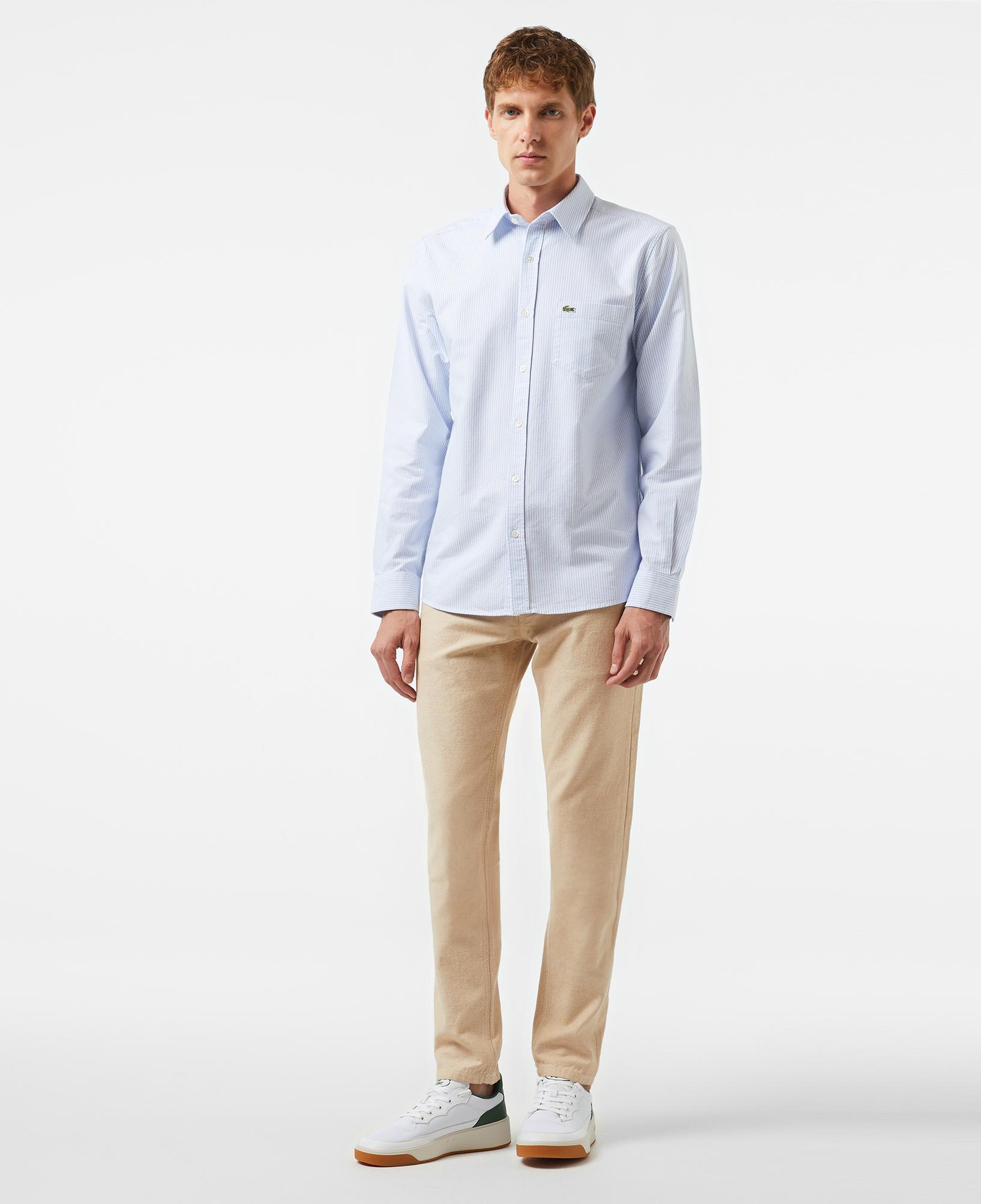 Erkek Slim Fit Chino Bej Pantolon