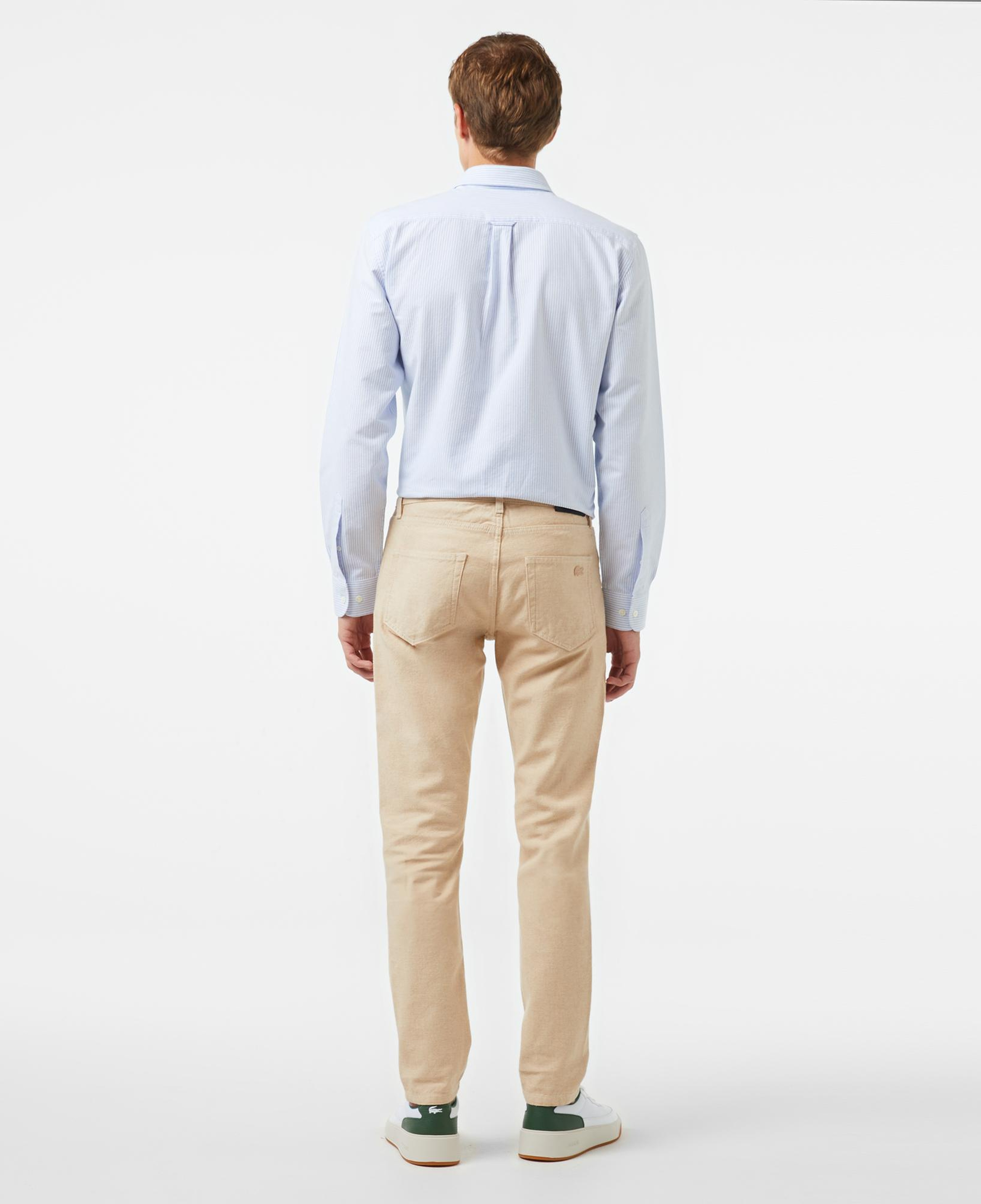 Erkek Slim Fit Chino Bej Pantolon
