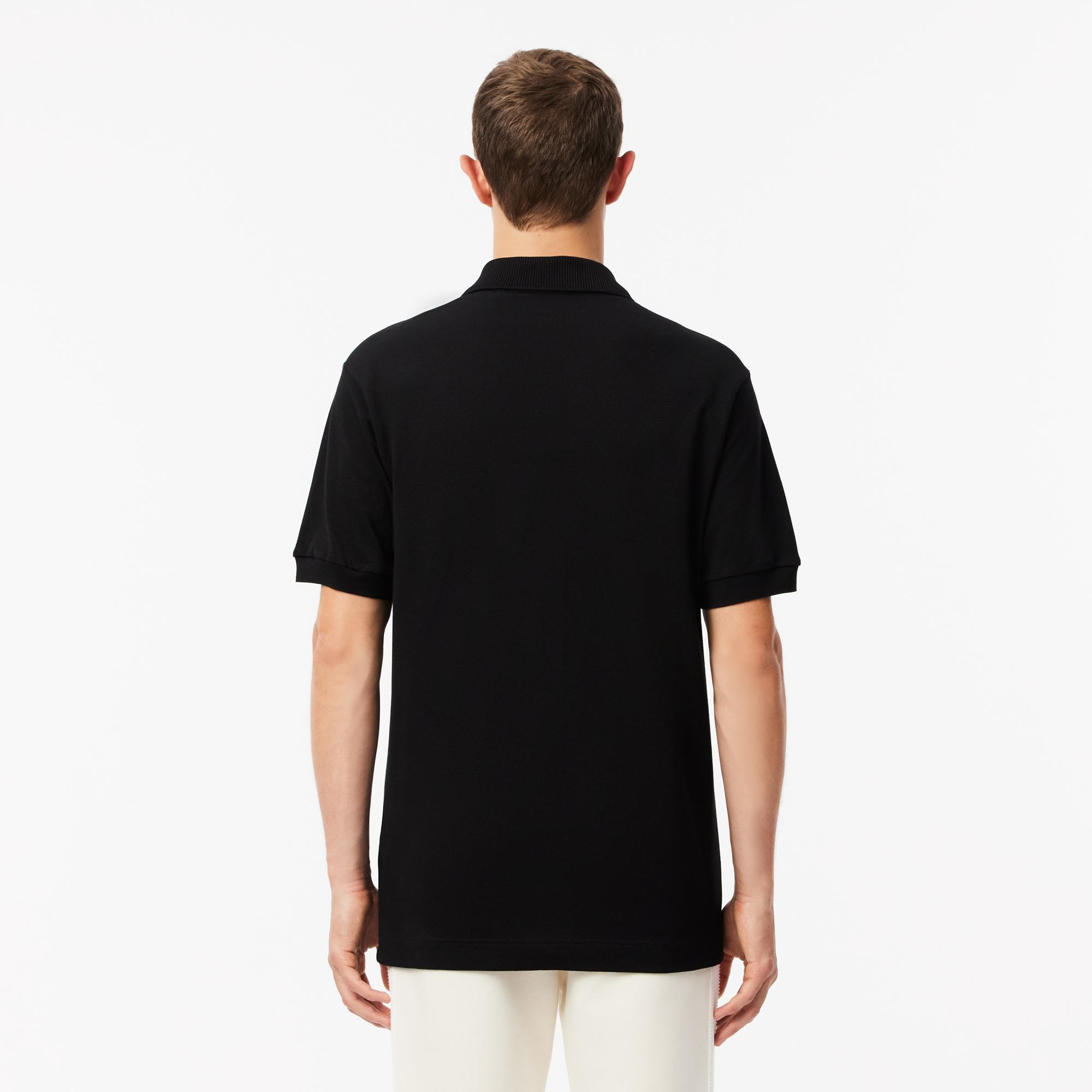 Erkek Classic Fit Siyah Polo
