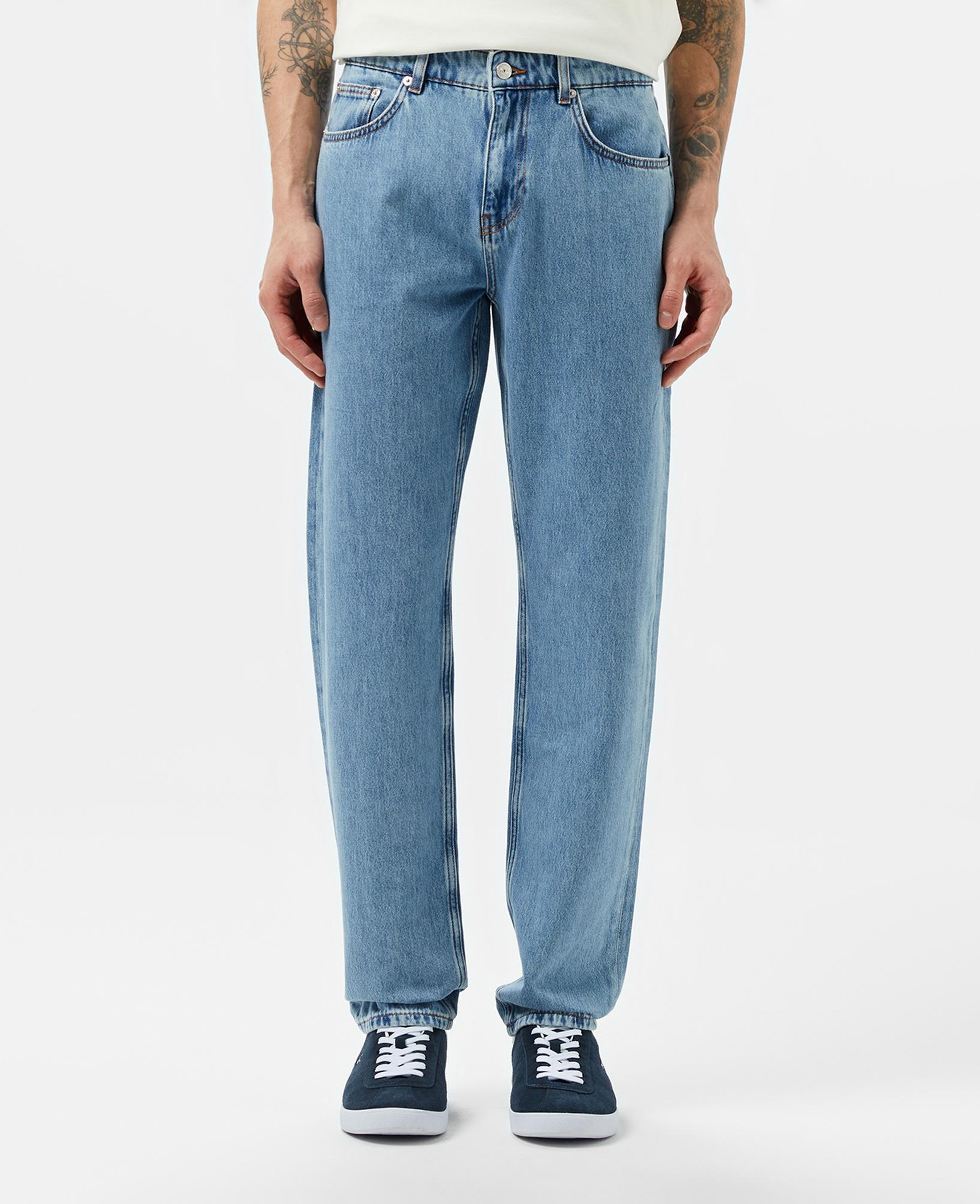 Erkek Açık Mavi Jean Pantolon