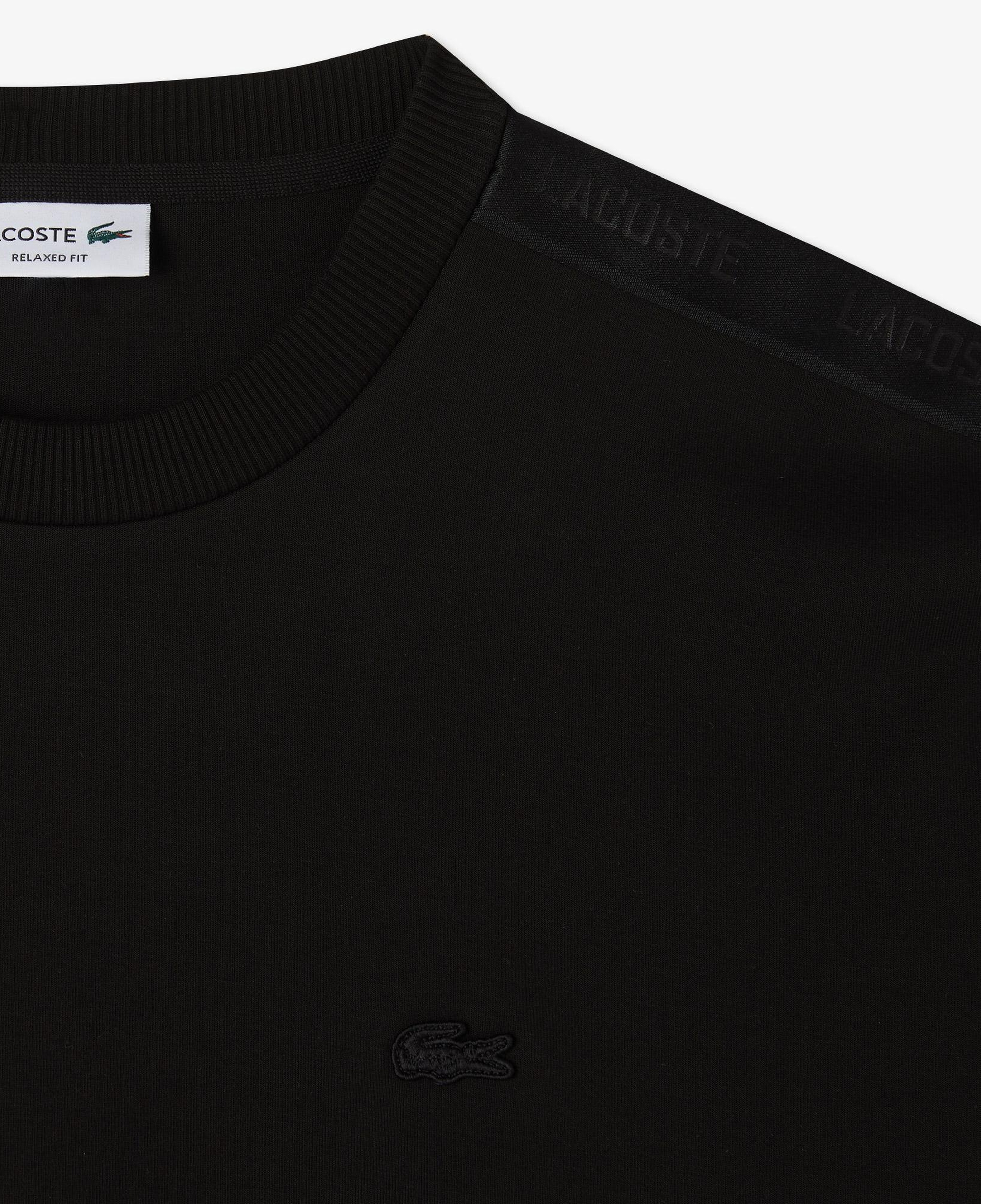 Lacoste Erkek Relaxed Fit Siyah Sweatshirt