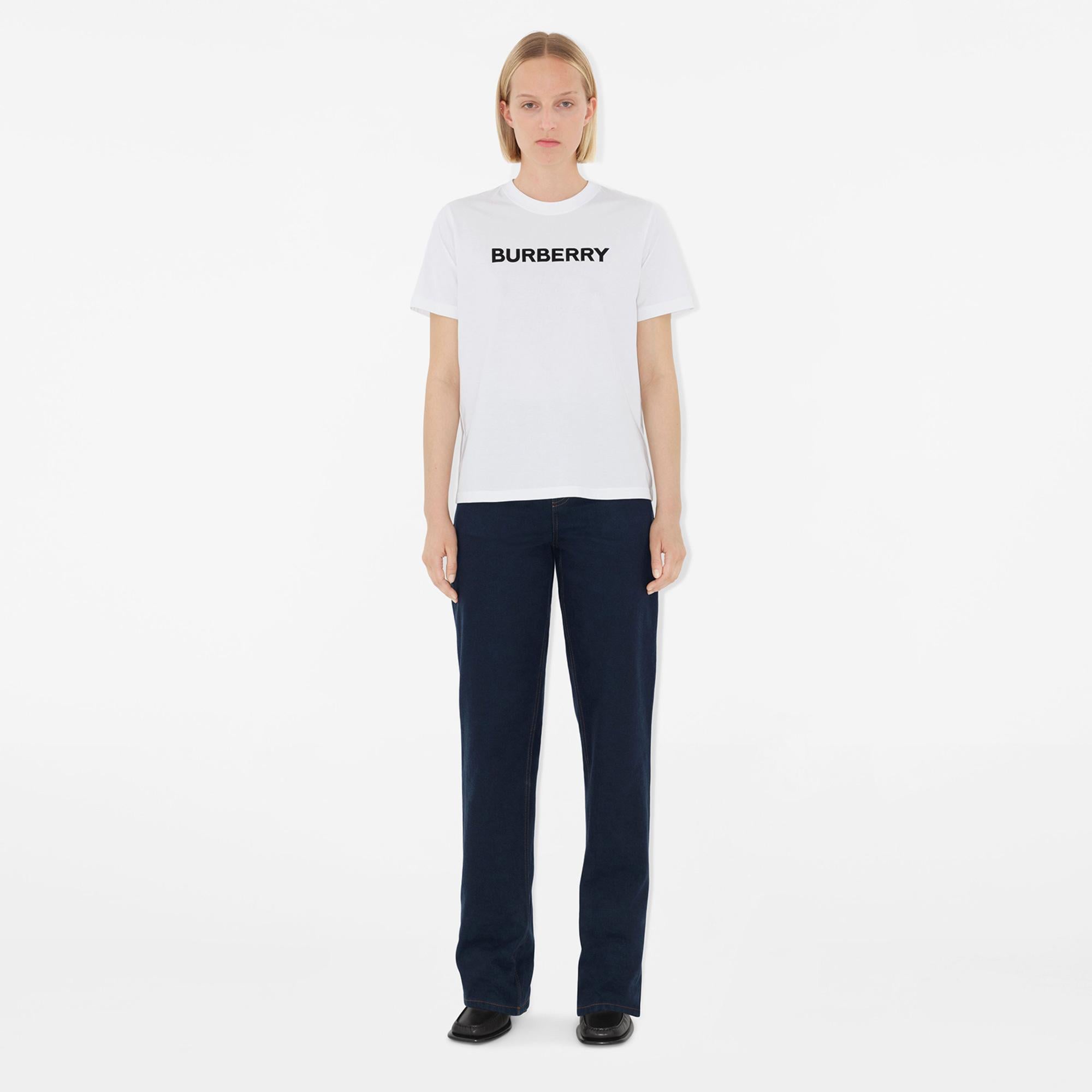 Burberry Kadın Beyaz T-Shirt