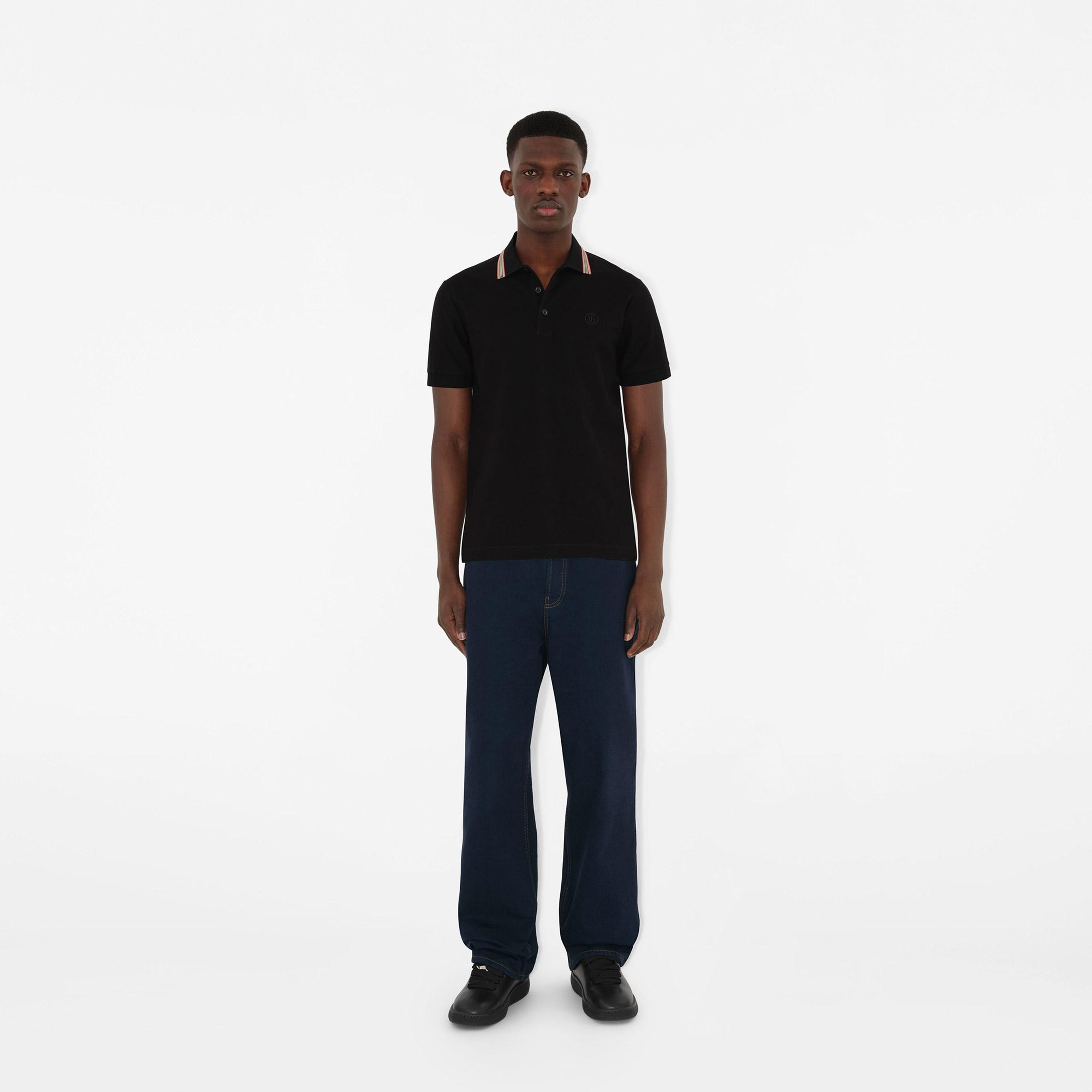 Burberry Erkek Siyah Polo