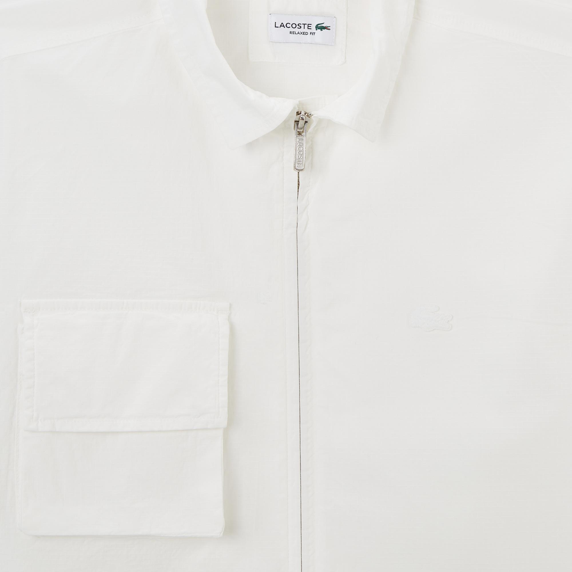 Lacoste House of SuperStep x Lacoste Erkek Beyaz Gömlek