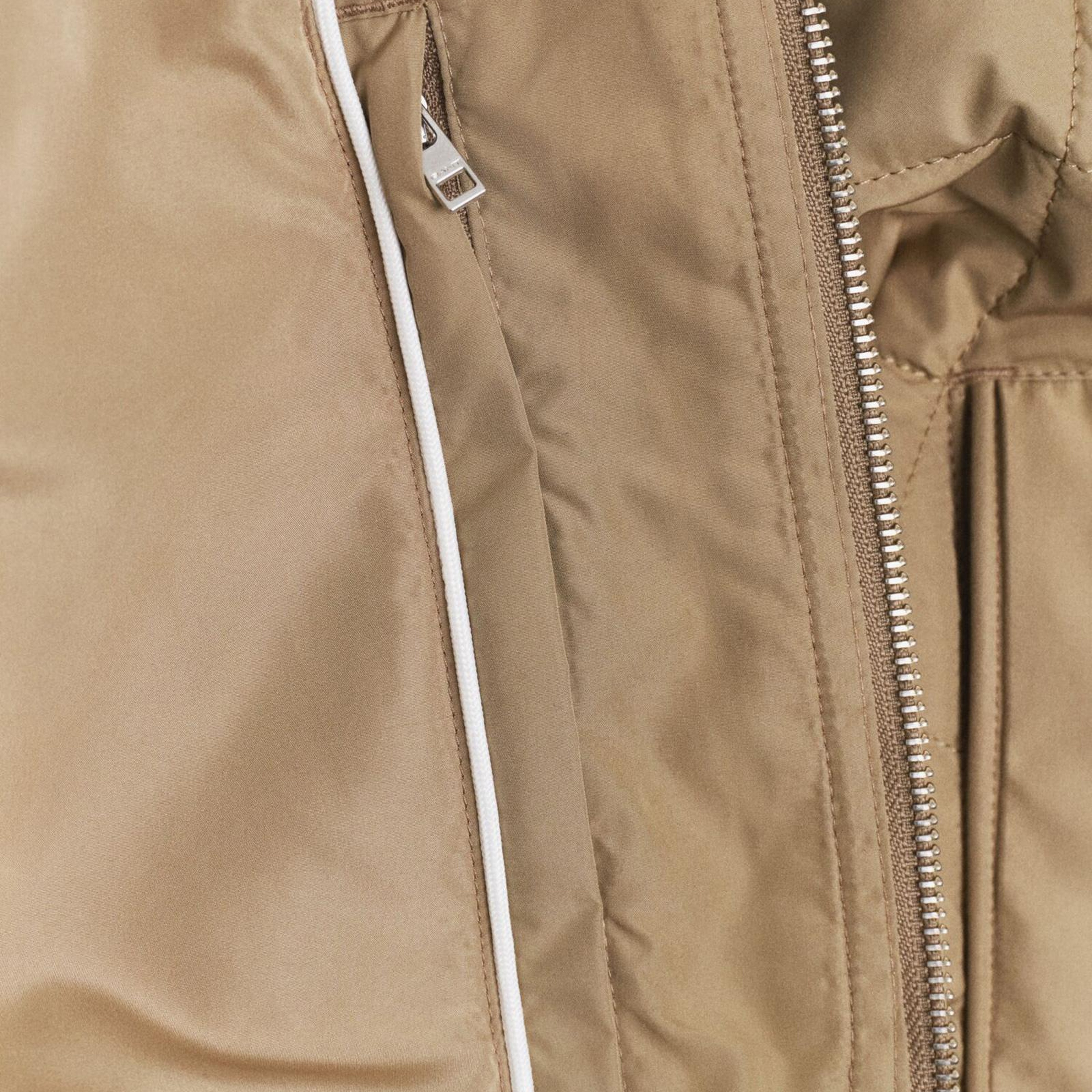 GANT Erkek Bej Regular Fit Fermuarlı Ceket