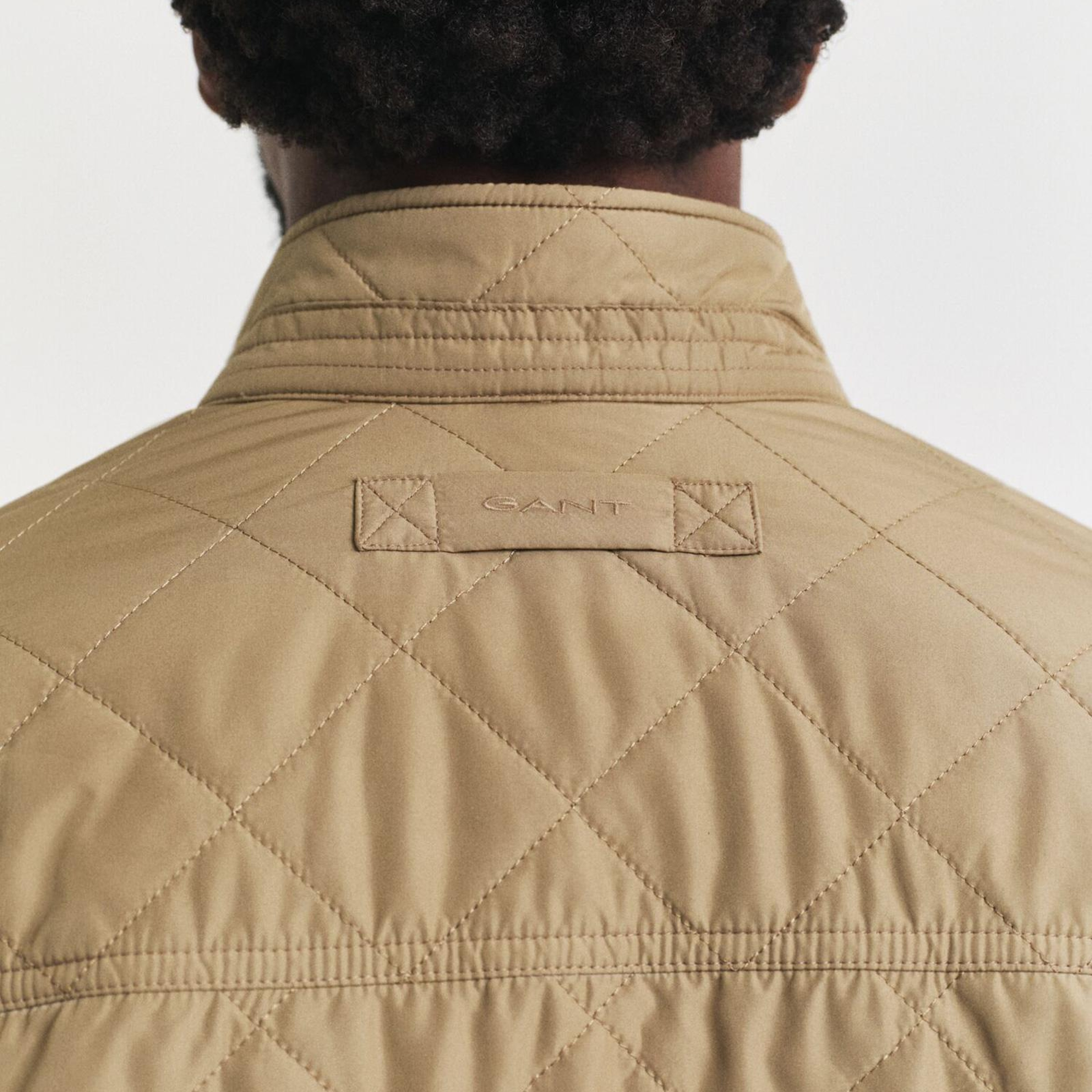 GANT Erkek Bej Regular Fit Fermuarlı Ceket