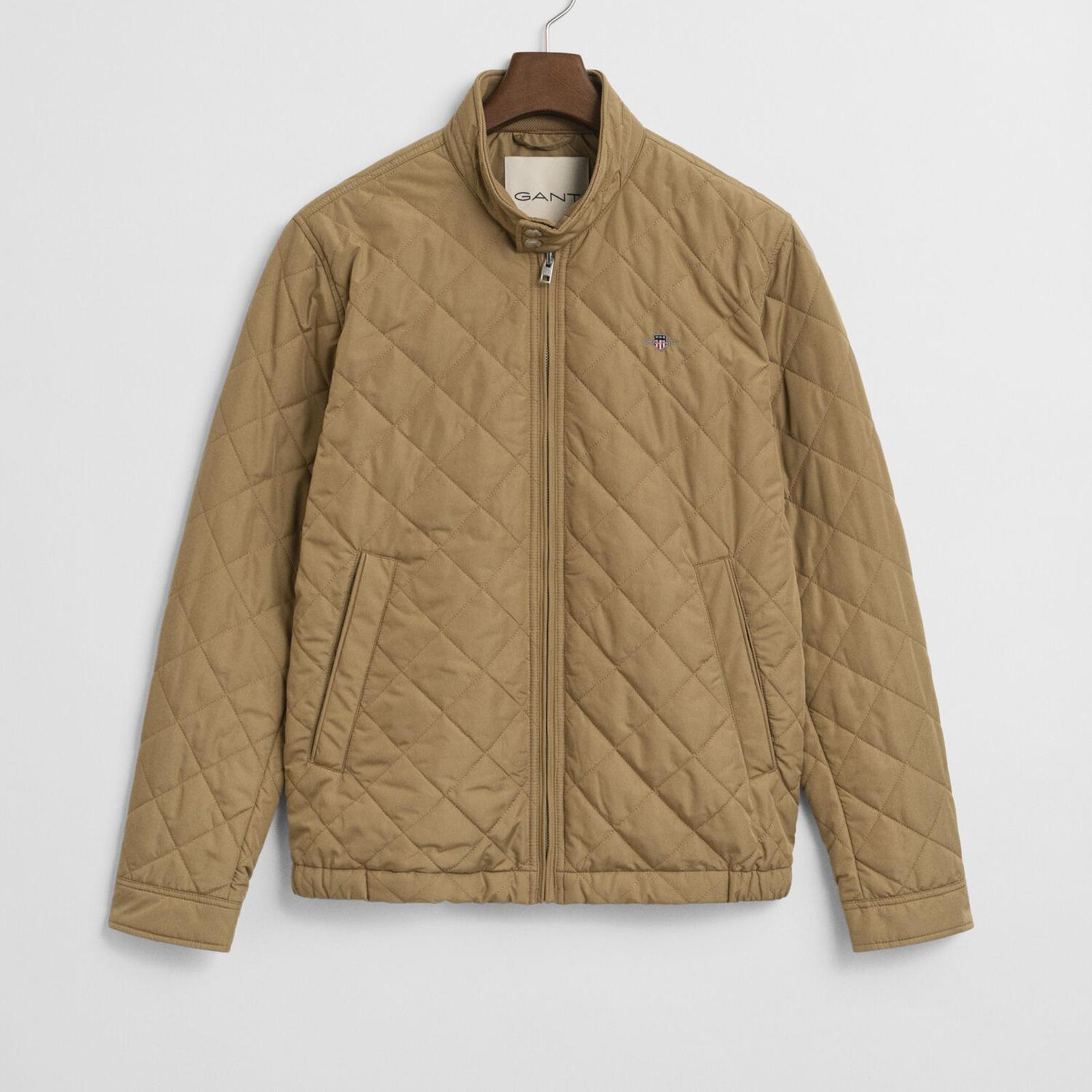 GANT Erkek Bej Regular Fit Fermuarlı Ceket