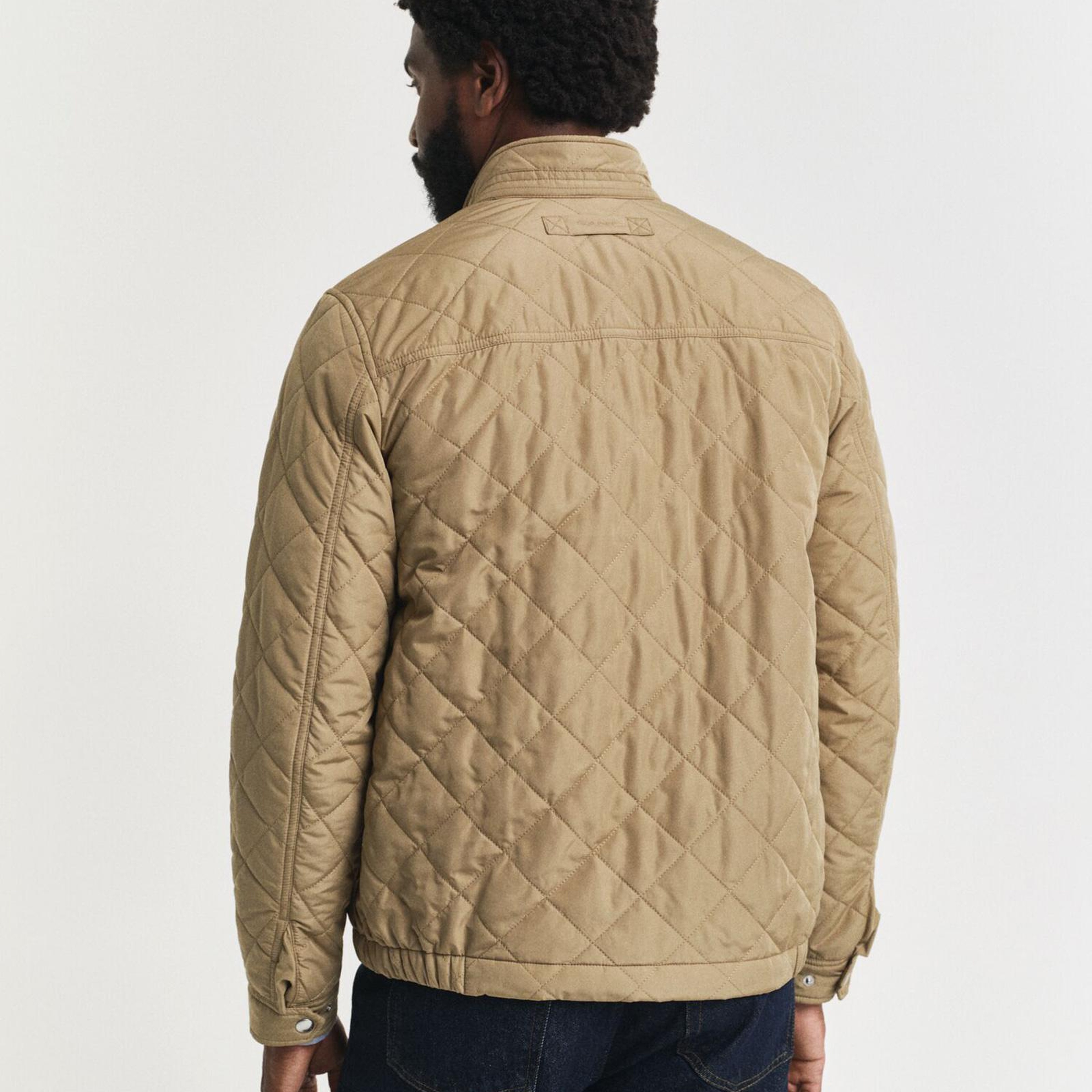 GANT Erkek Bej Regular Fit Fermuarlı Ceket