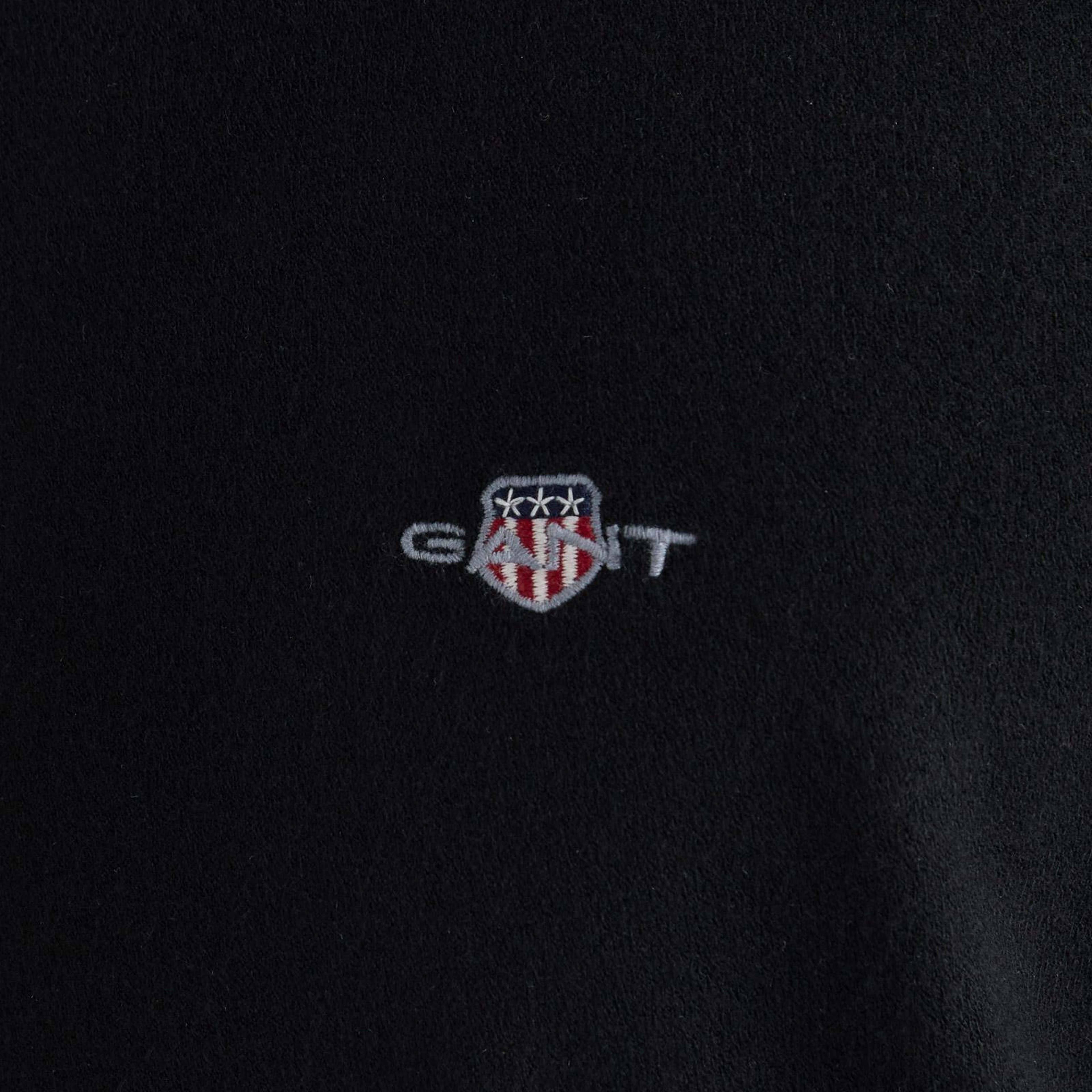 GANT Erkek Siyah Regular Fit Uzun Kollu Triko