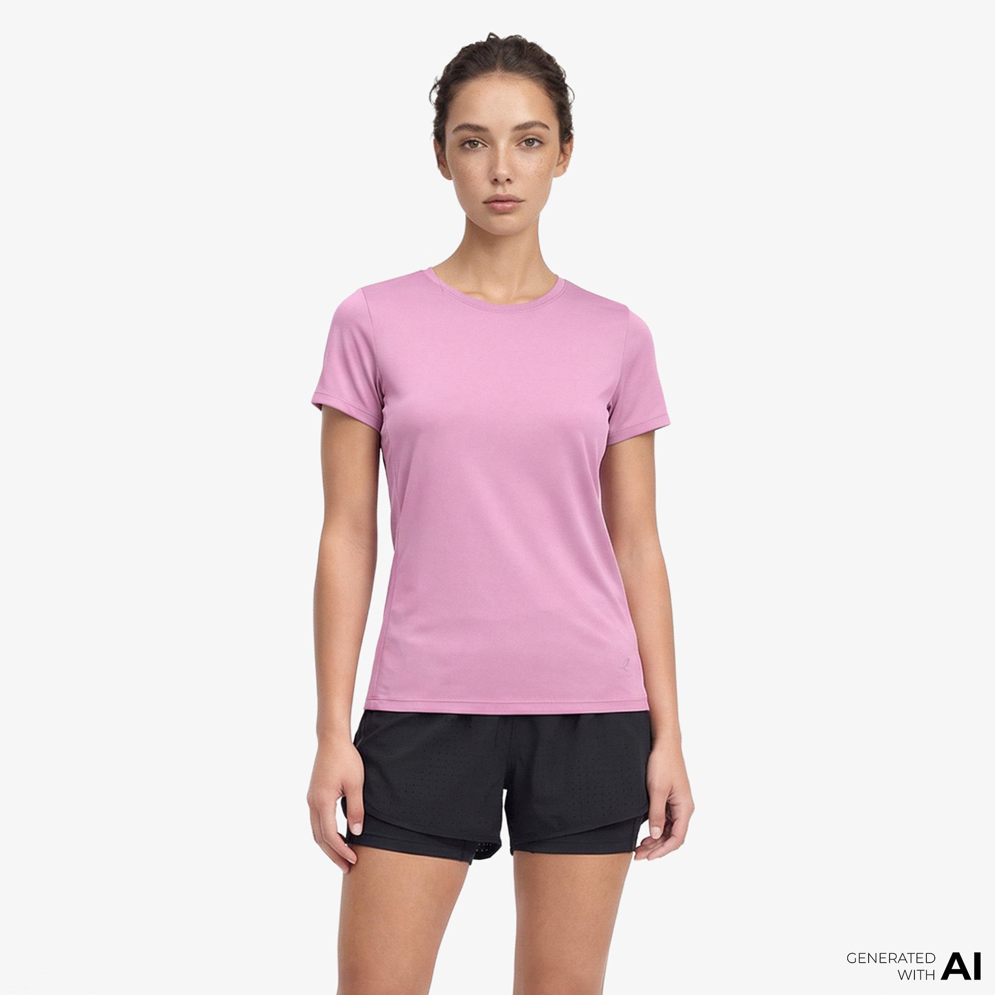 Energetics Maiva Iv Ss Kadın Pembe Koşu T-Shirt