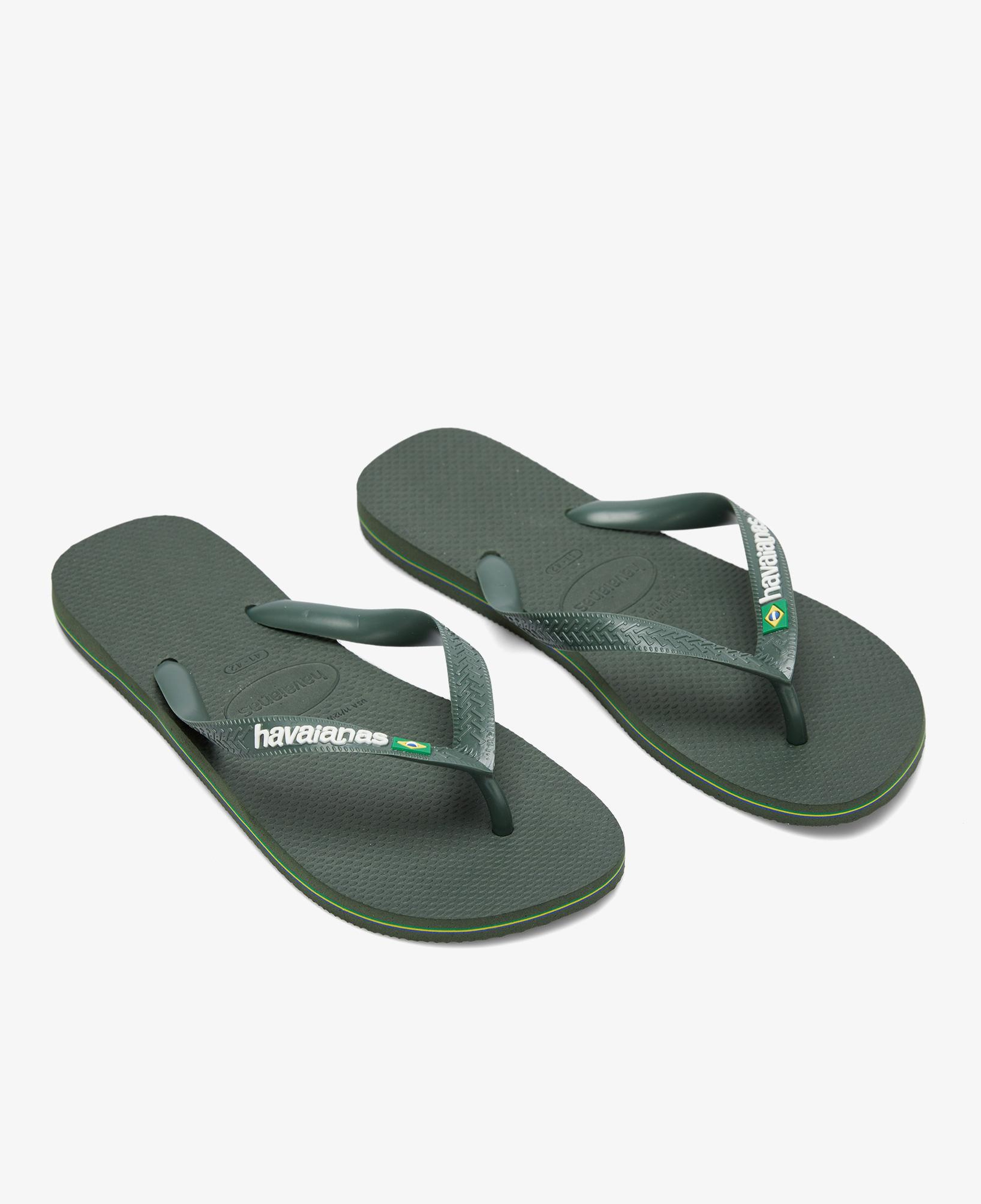 Havaianas Brasil Logo Unisex Yeşil Terlik