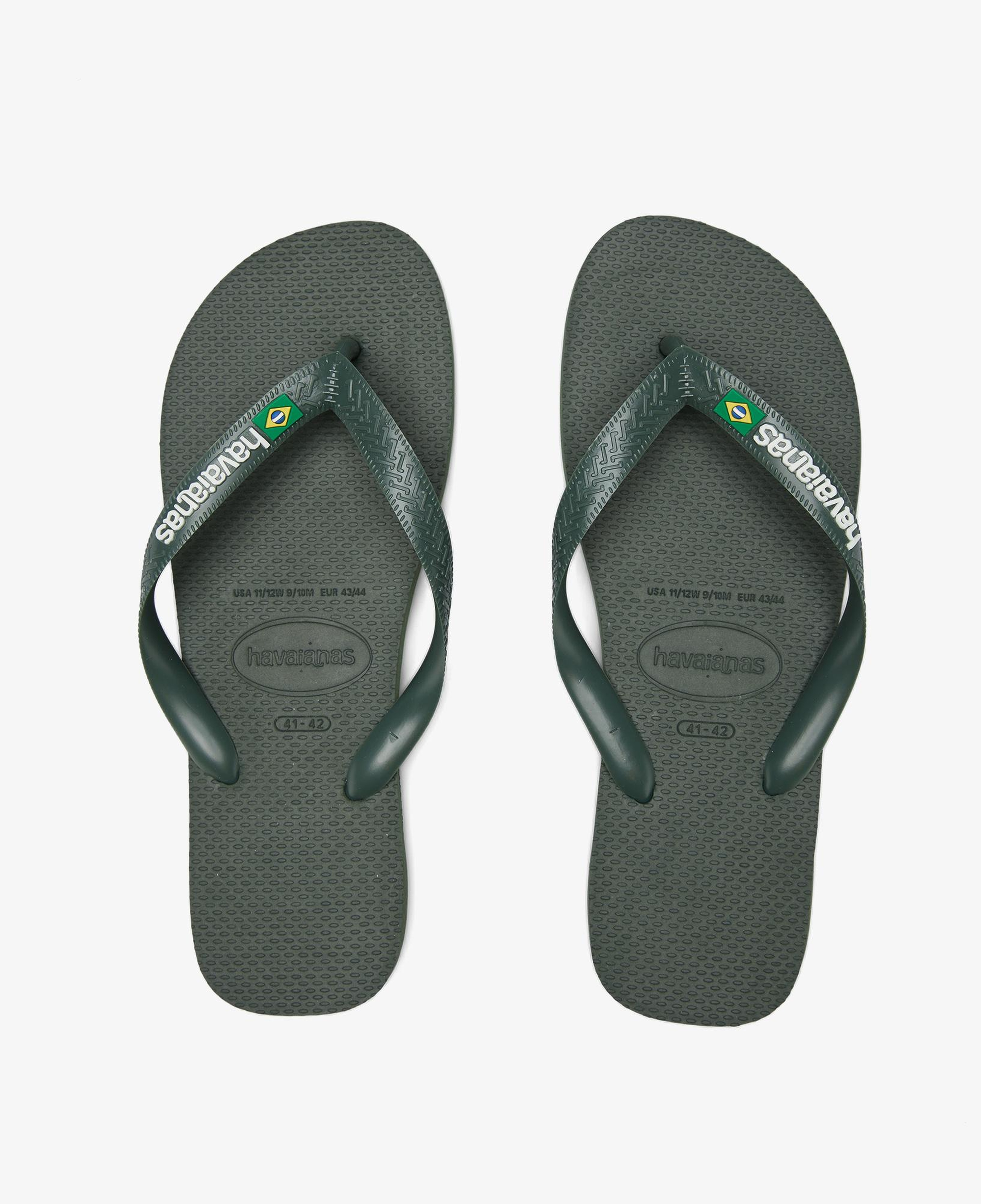 Havaianas Brasil Logo Unisex Yeşil Terlik