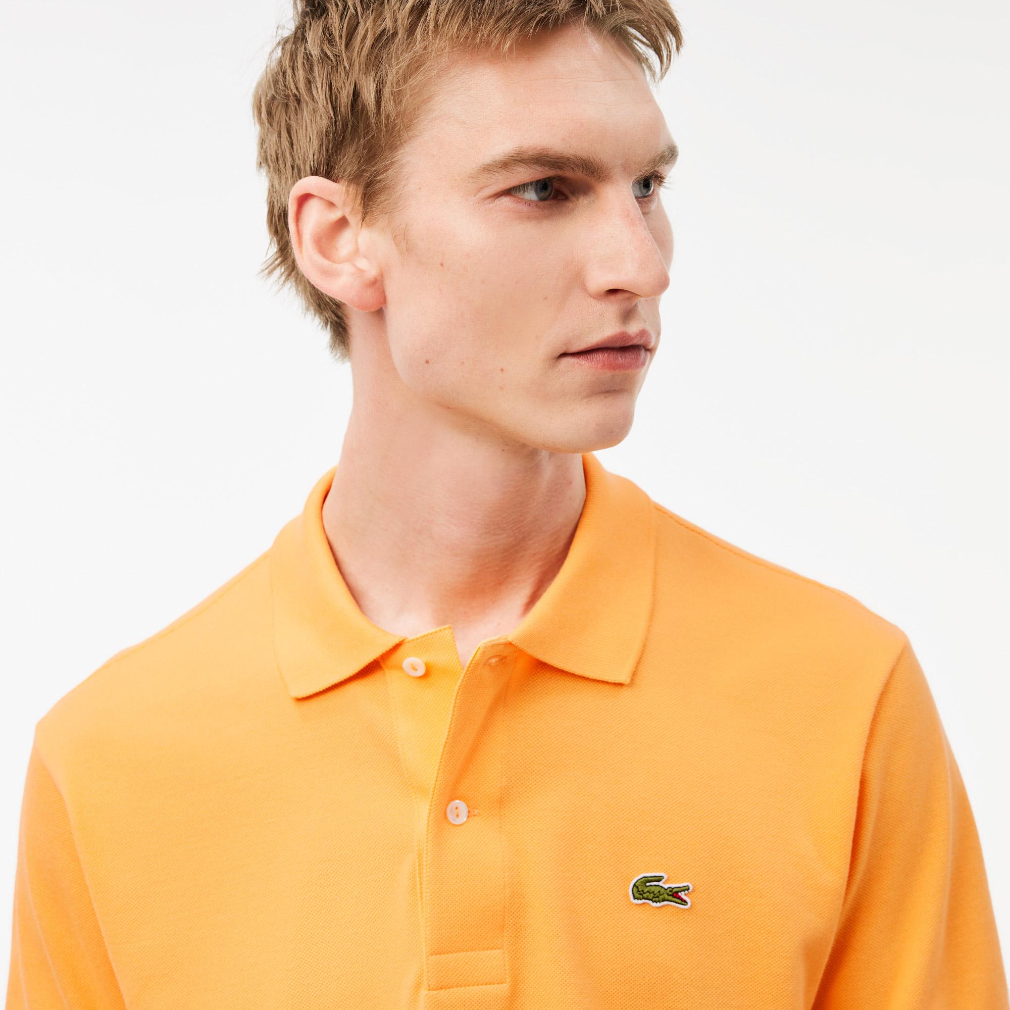 L.12.12 Erkek Classic Fit Turuncu Polo