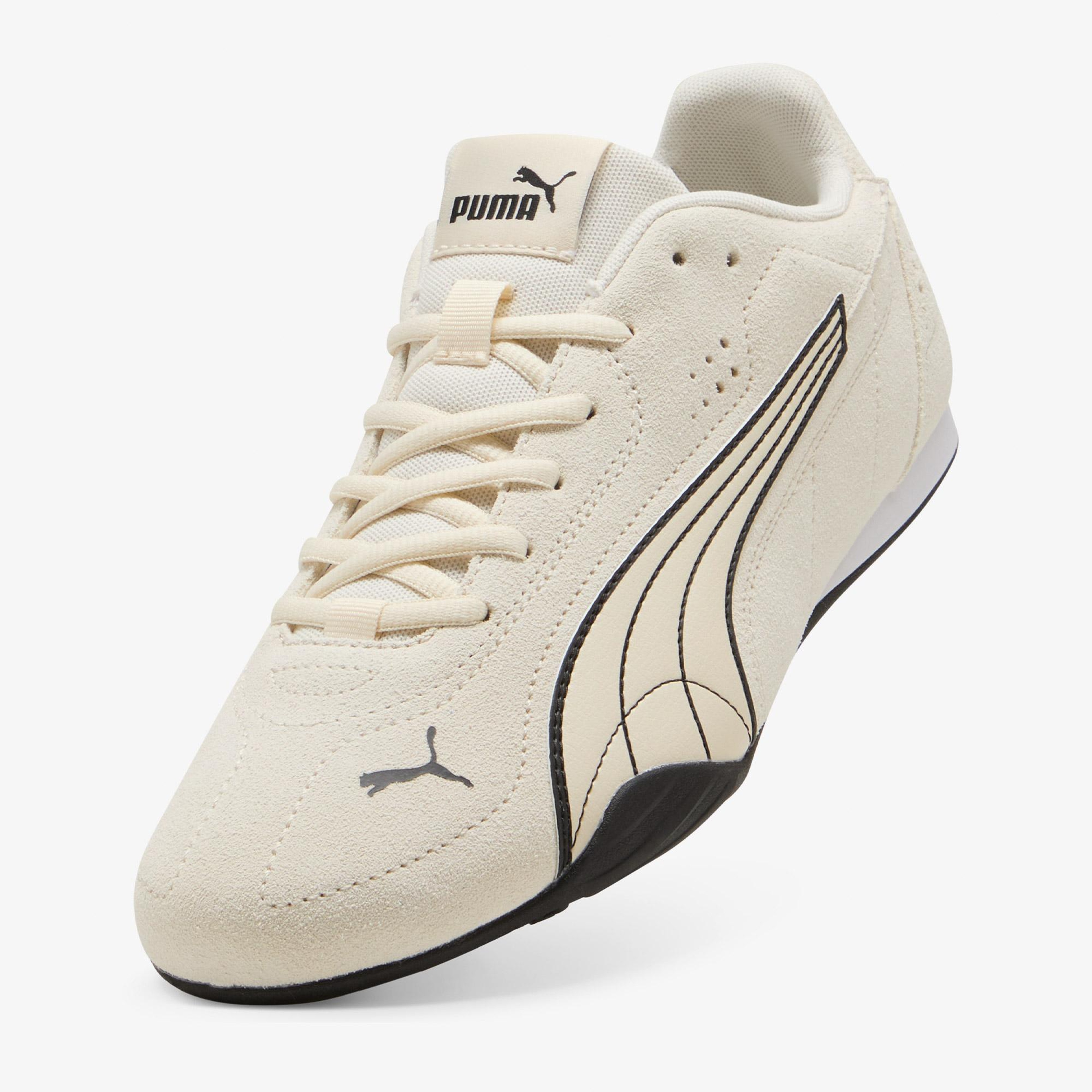 Puma Catch Erkek Krem Spor Ayakkabı