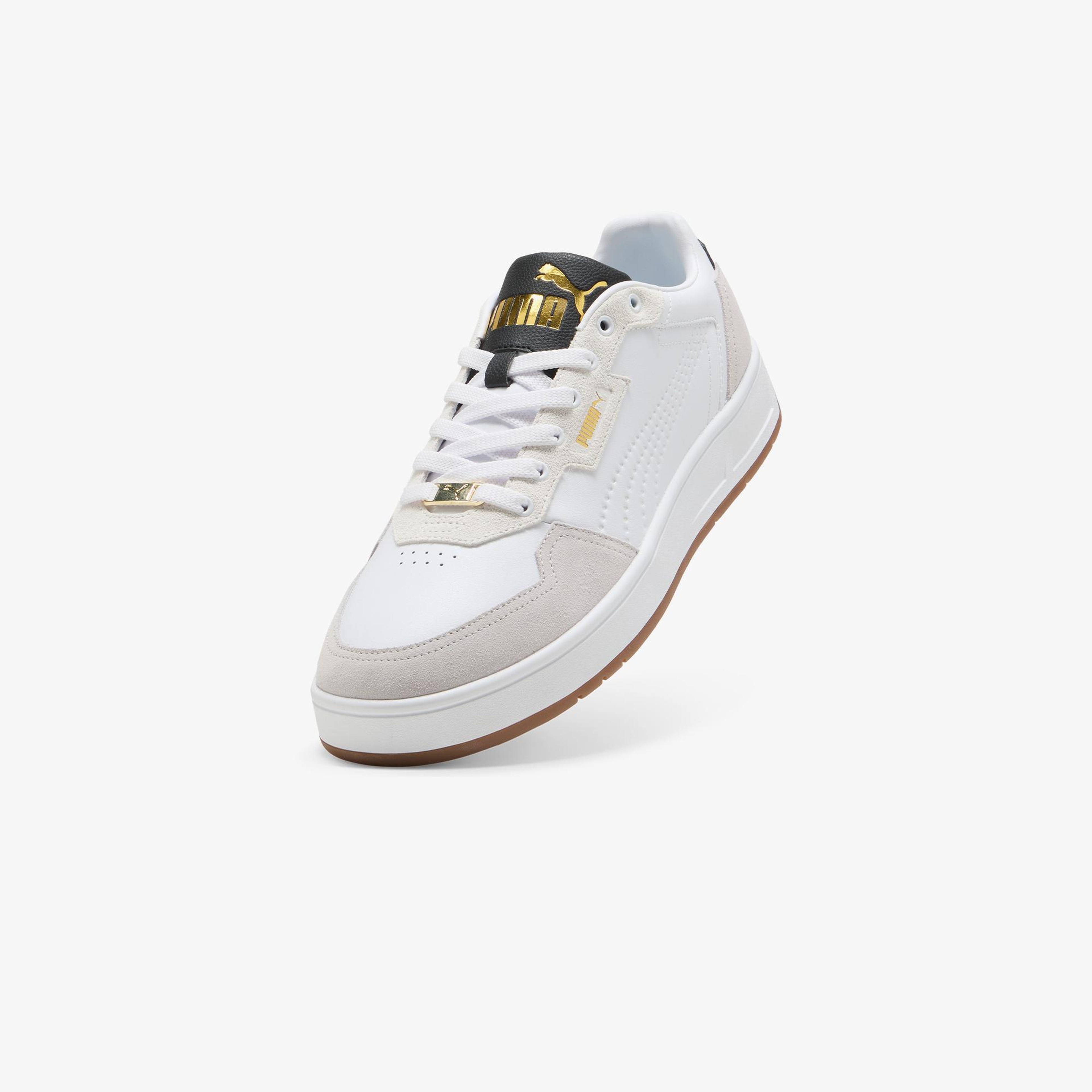 Puma Court Classic Lux Erkek Beyaz Spor Ayakkabı