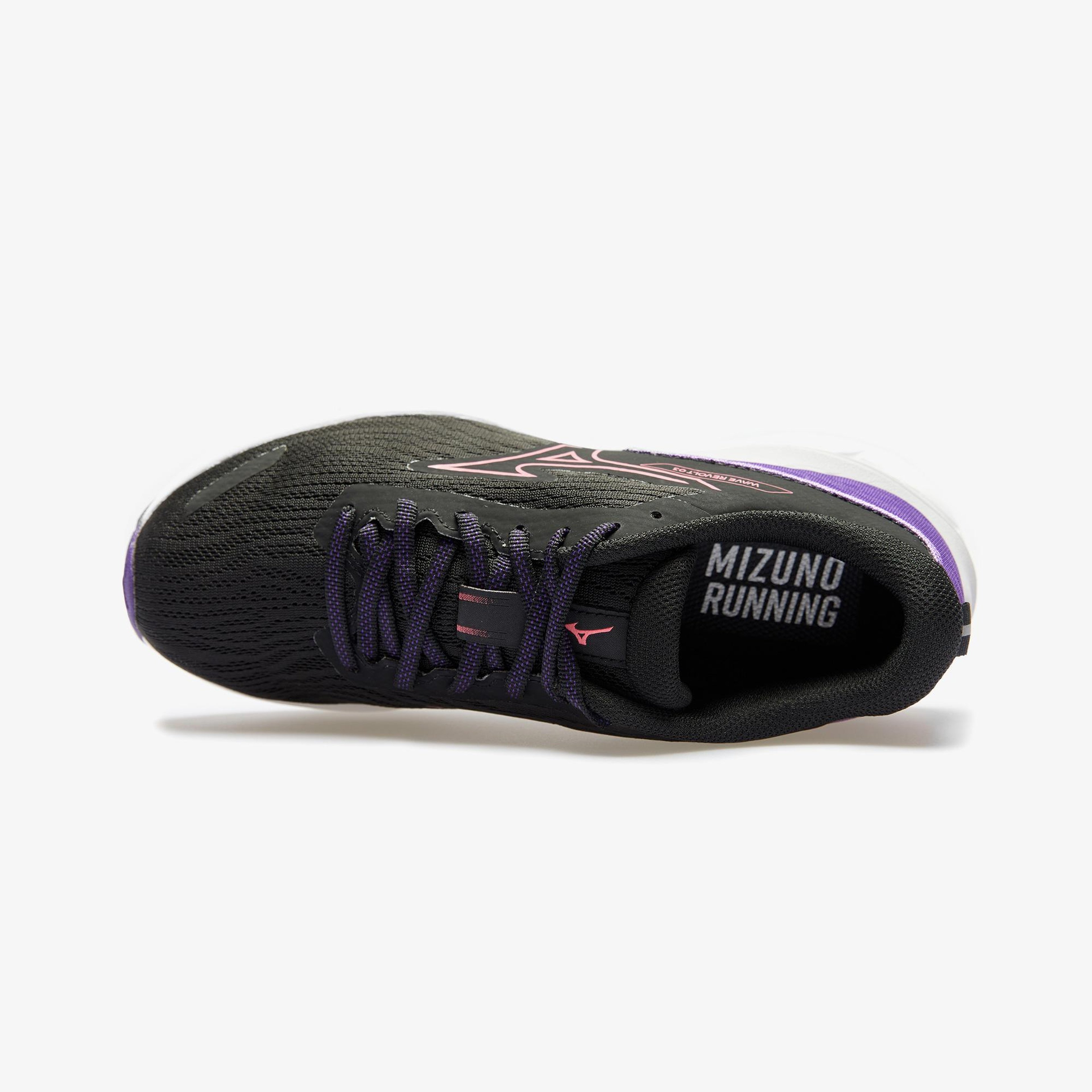 Mizuno Wave Revolt 3 Kadın Siyah Koşu Ayakkabısı