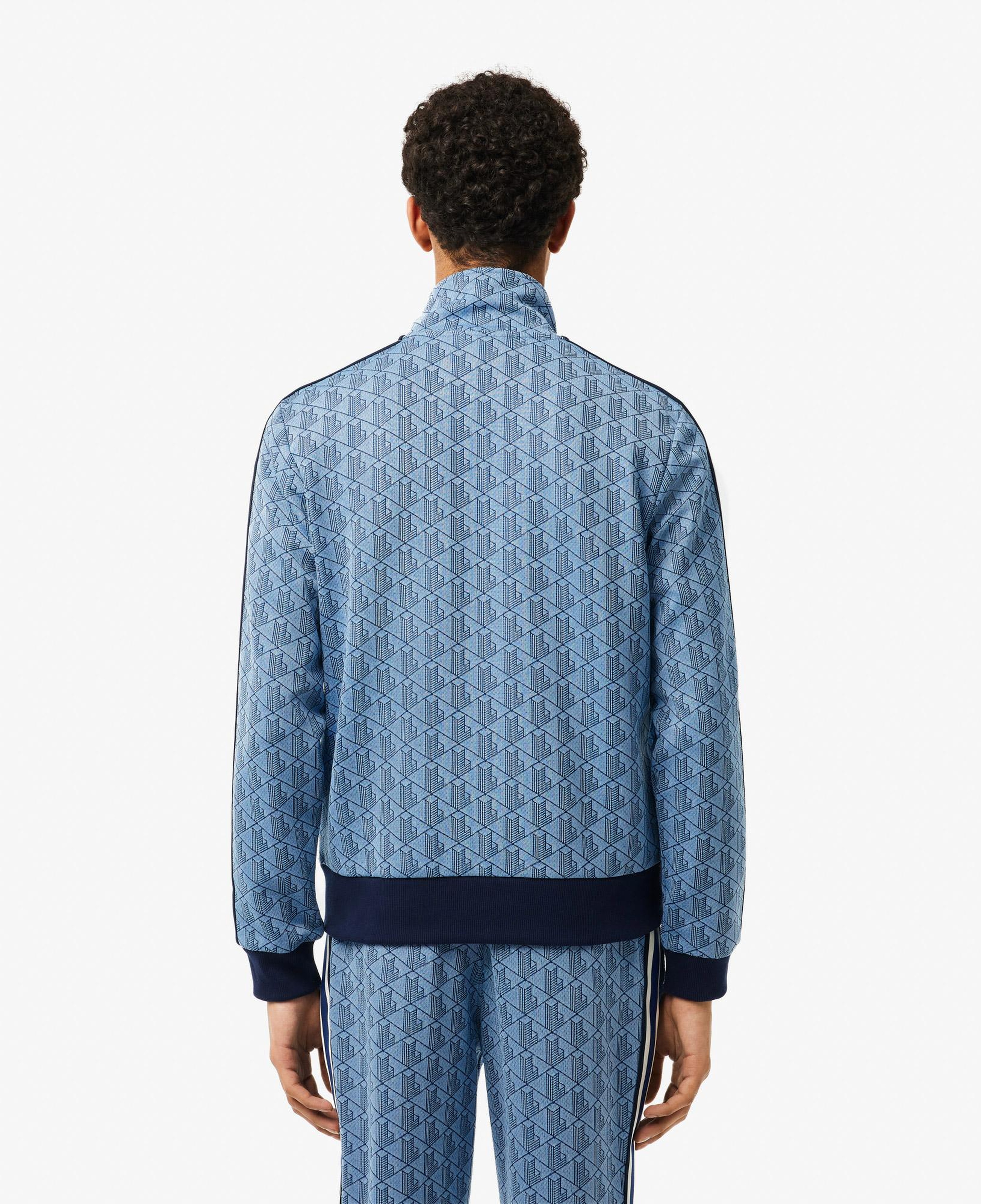 Lacoste Paris Fermuarlı Erkek Mavi Sweatshirt