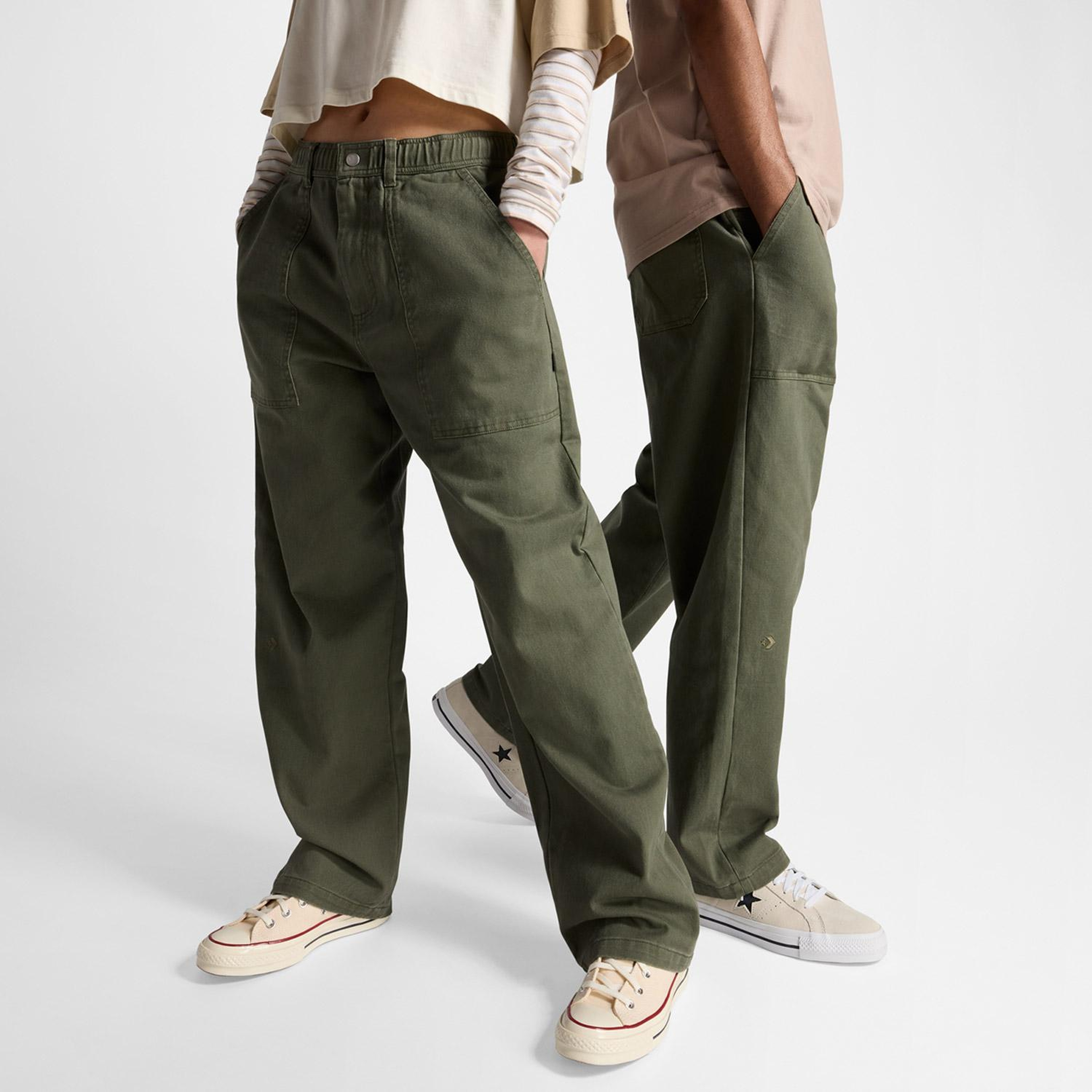 Converse Go-To Harbor Unisex Haki Pantolon