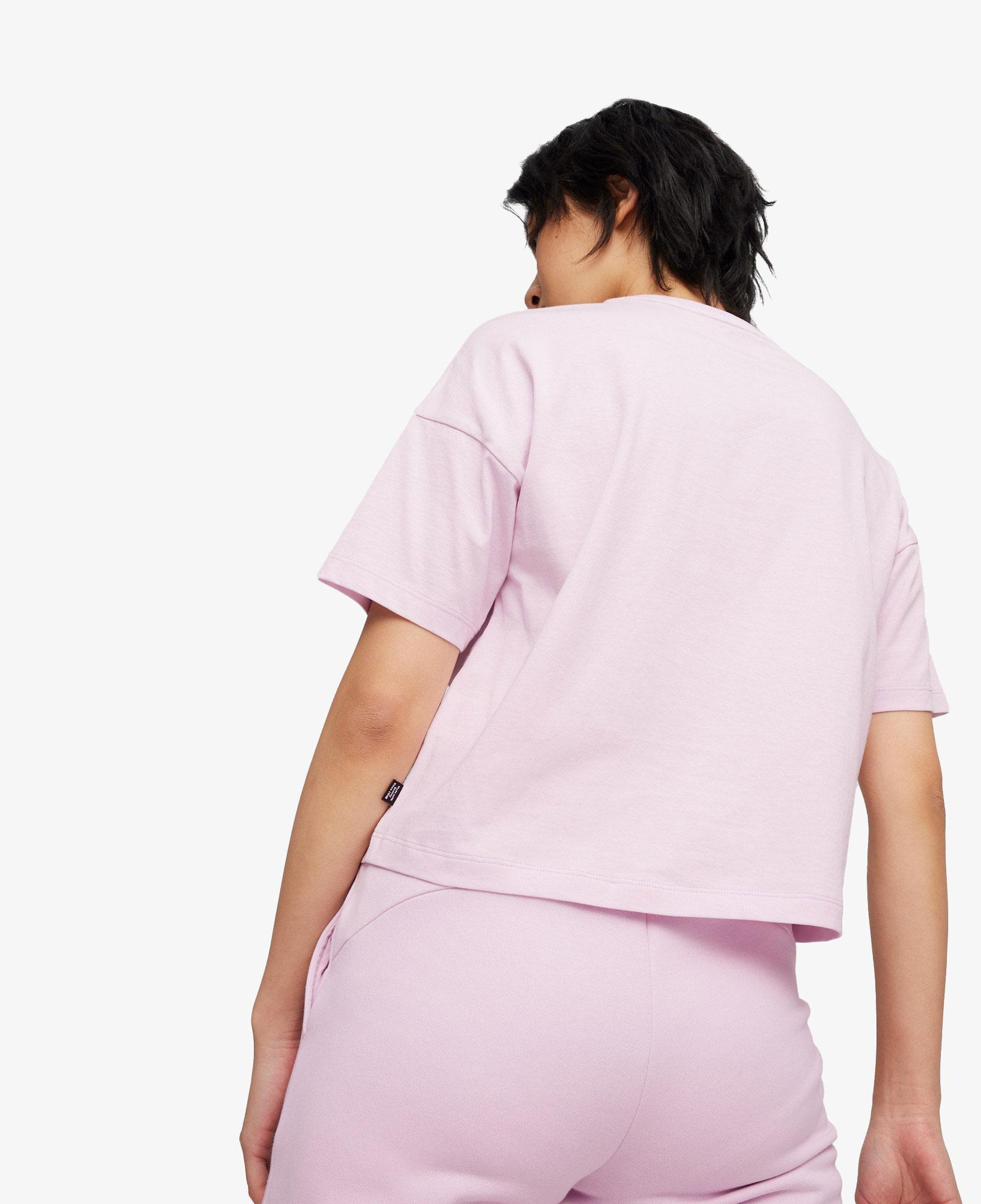 Puma Essentials Cropped Logo Kadın Pembe T-Shirt