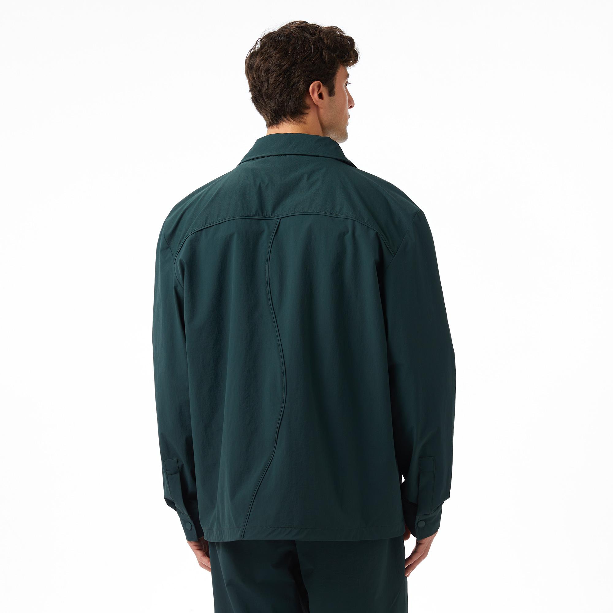 Lacoste x House of SuperStep Regular Fit Erkek Yeşil Ceket