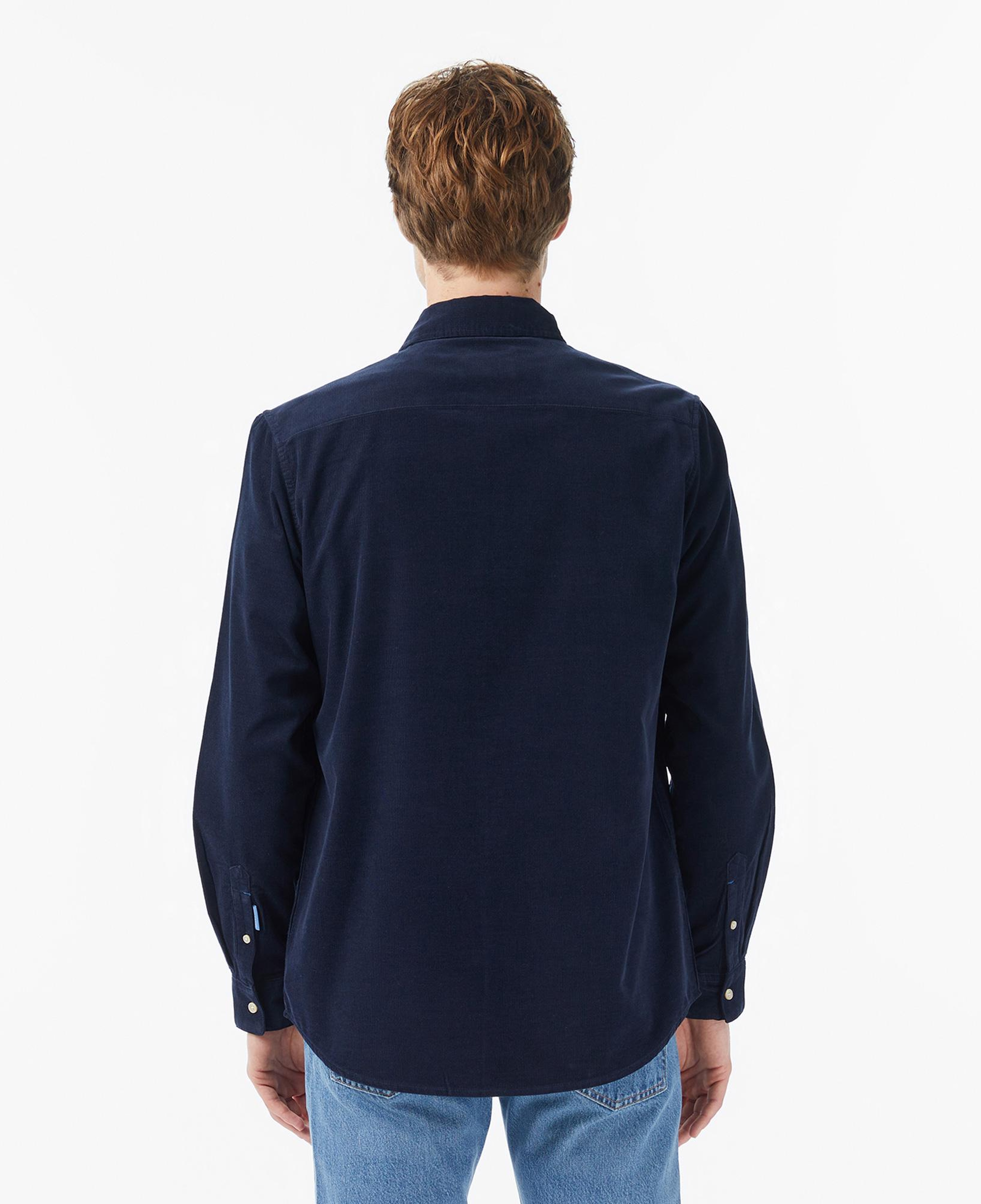 Scotch&Soda Regular-Fit Corduroy Erkek Lacivert Gömlek