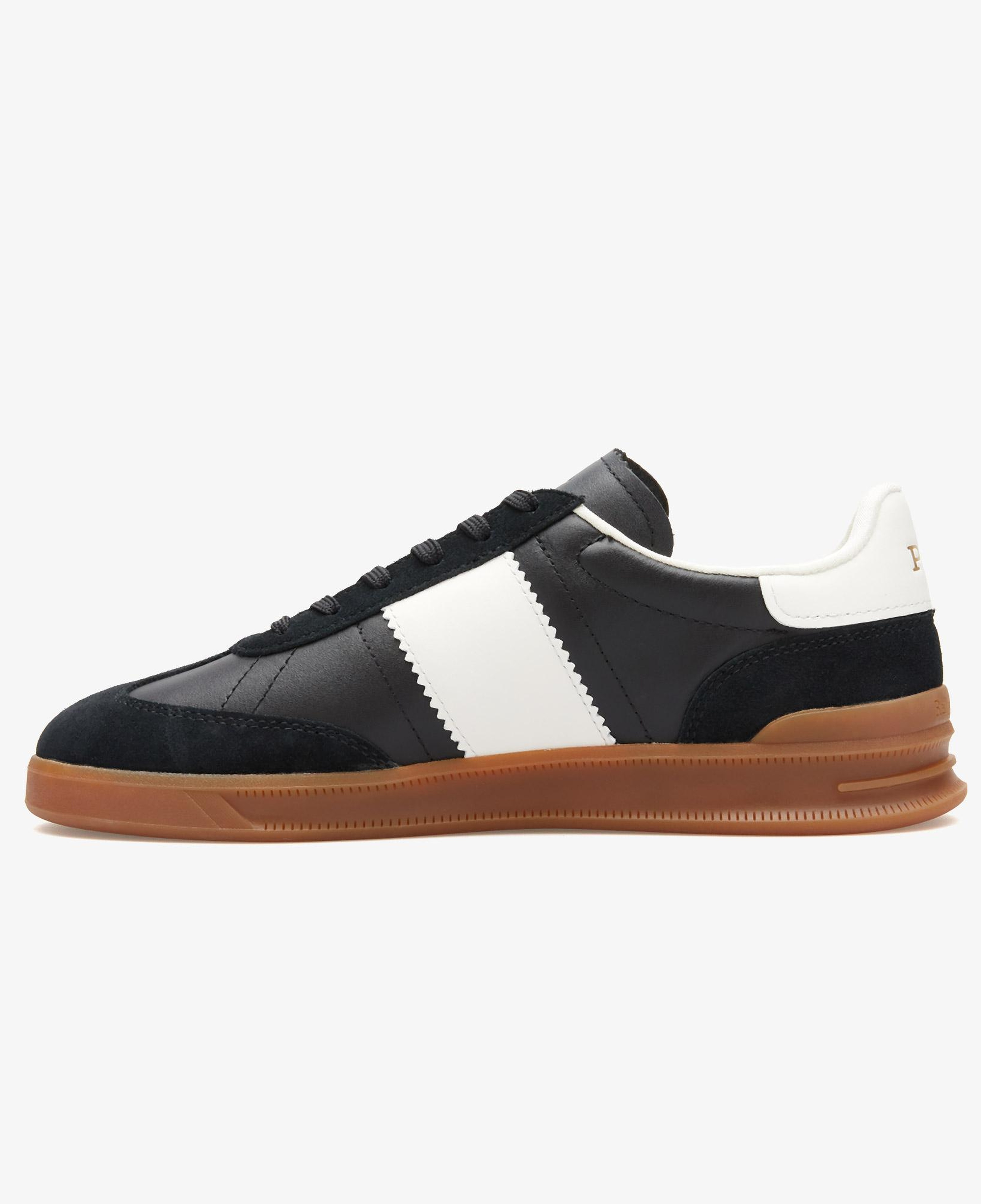 Polo Ralph Lauren Hrt Aera Pp Low Top Lace Erkek Siyah Sneaker