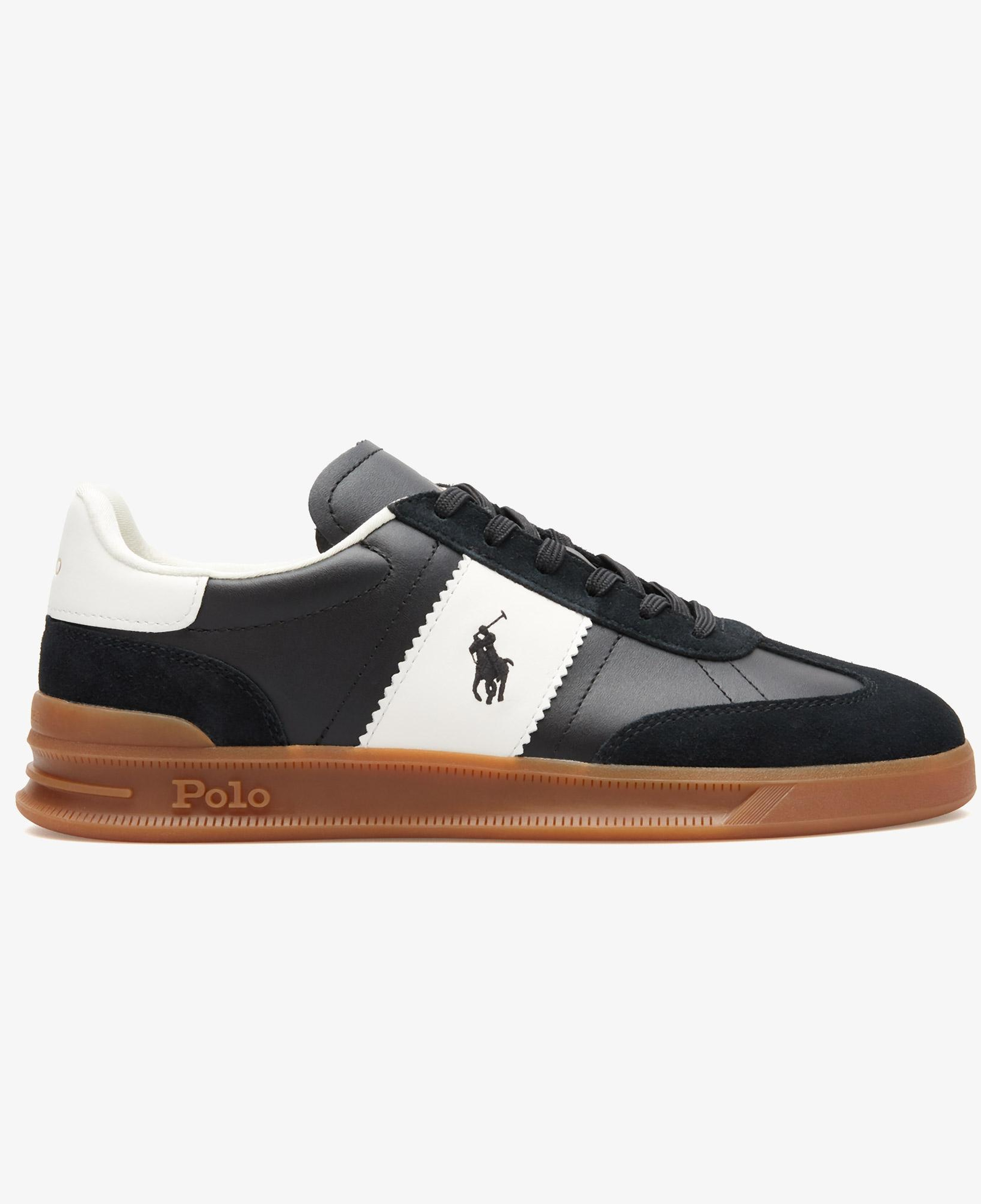 Polo Ralph Lauren Hrt Aera Pp Low Top Lace Erkek Siyah Sneaker