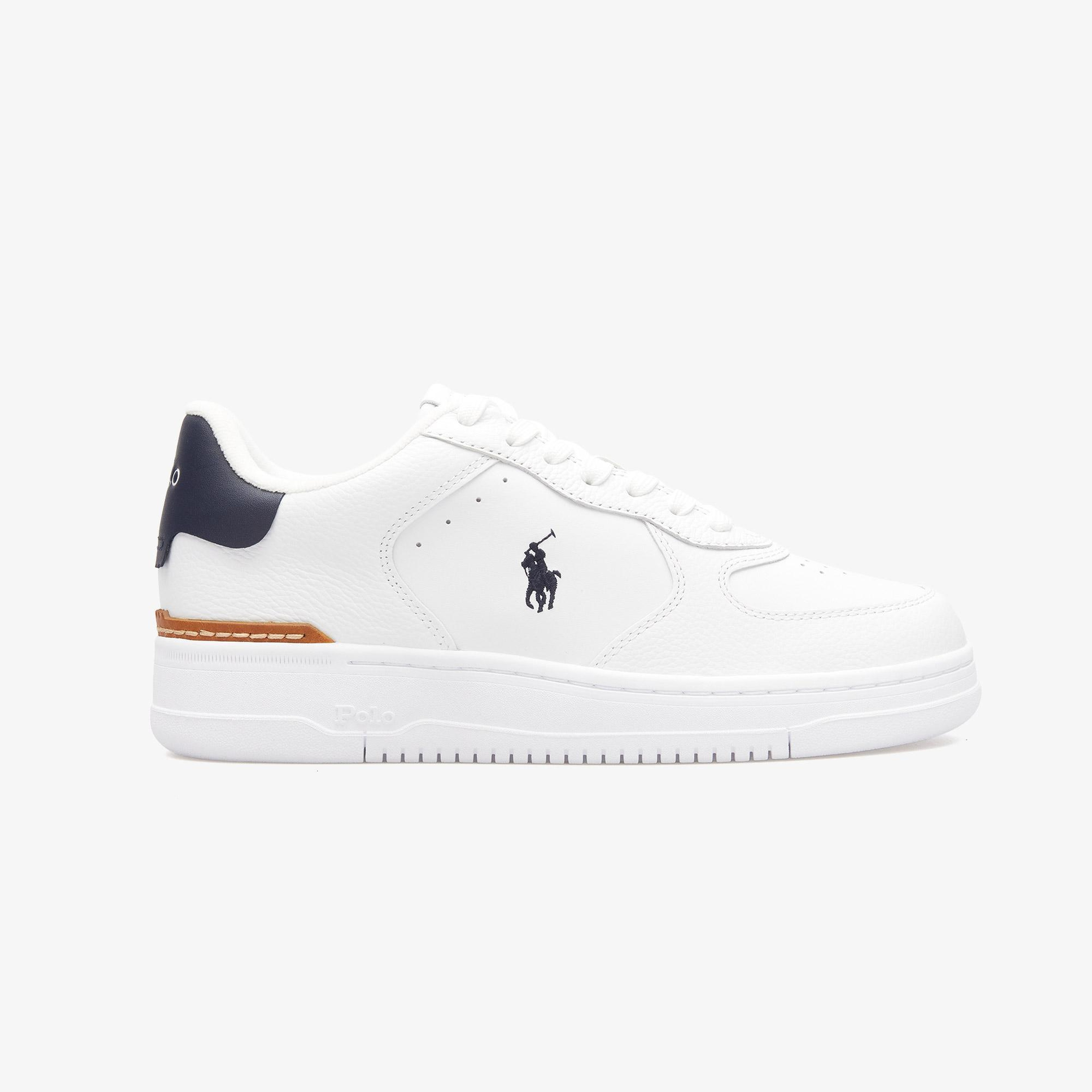 Polo Ralph Lauren Masters Crt Low Top Lace Erkek Beyaz Sneaker