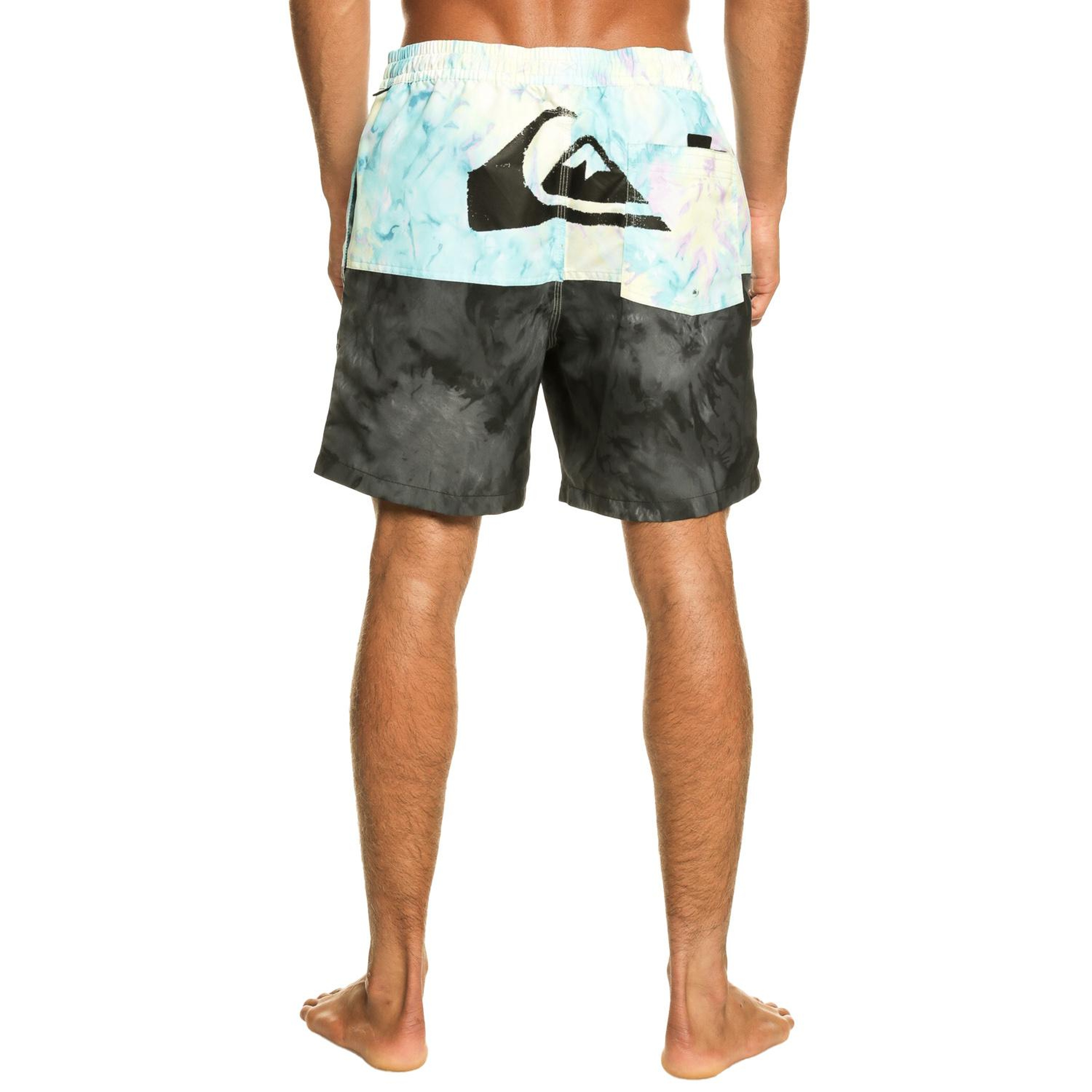 Quiksilver Butt Logo Volley Erkek Siyah Volley Short