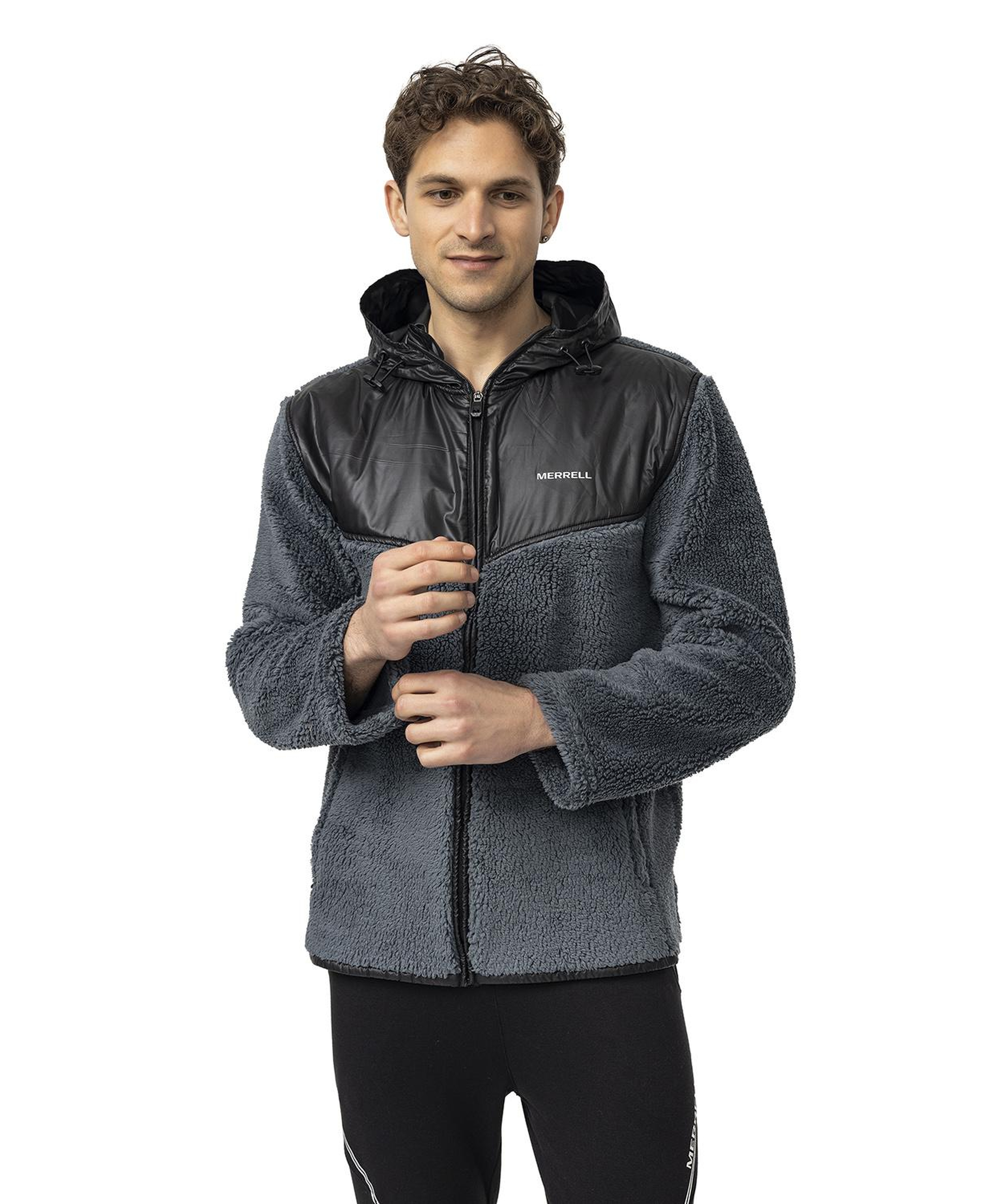 Merrell Job Erkek Gri Polar Ceket