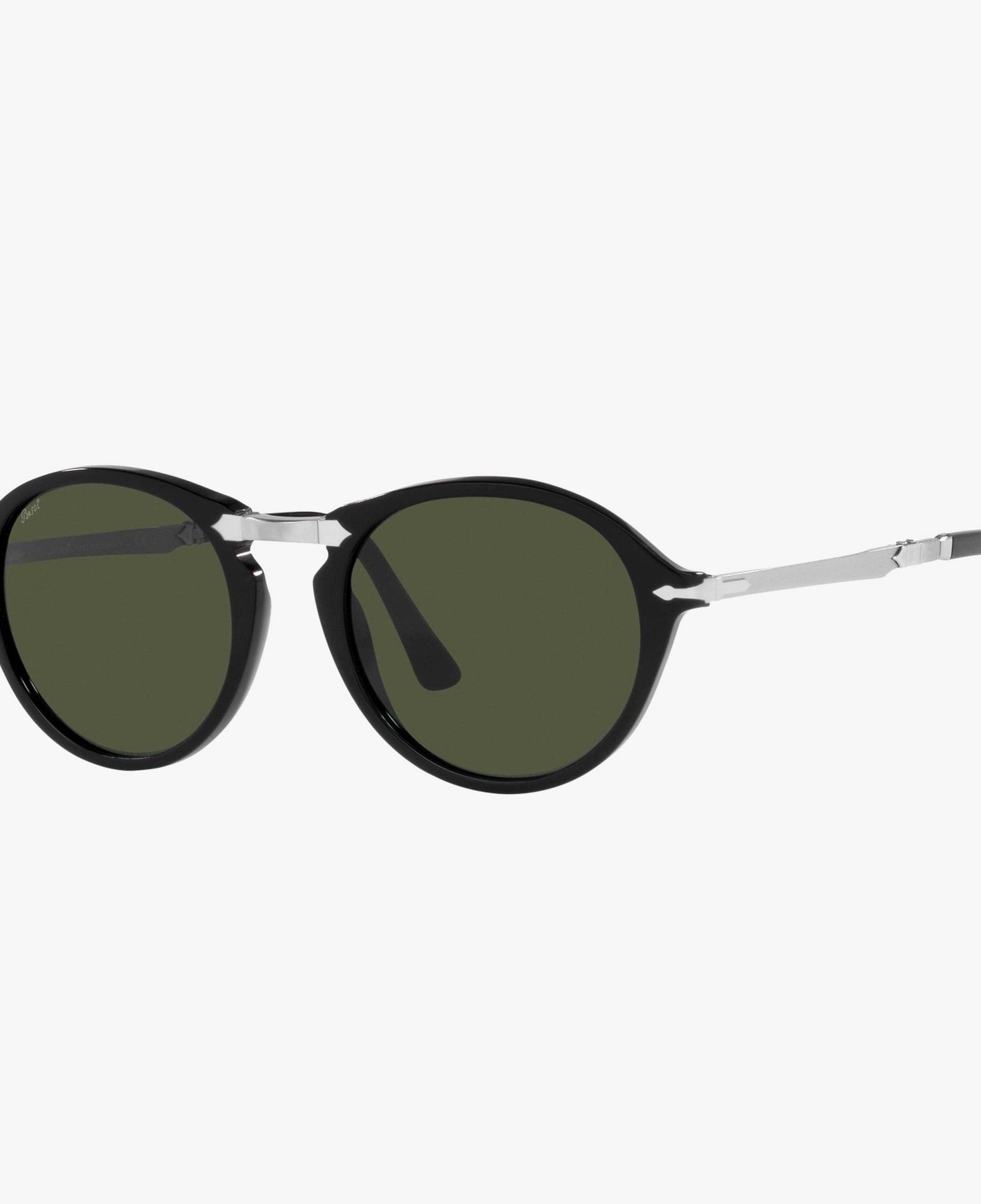 PERSOL Asetat Unisex Siyah Güneş Gözlüğü