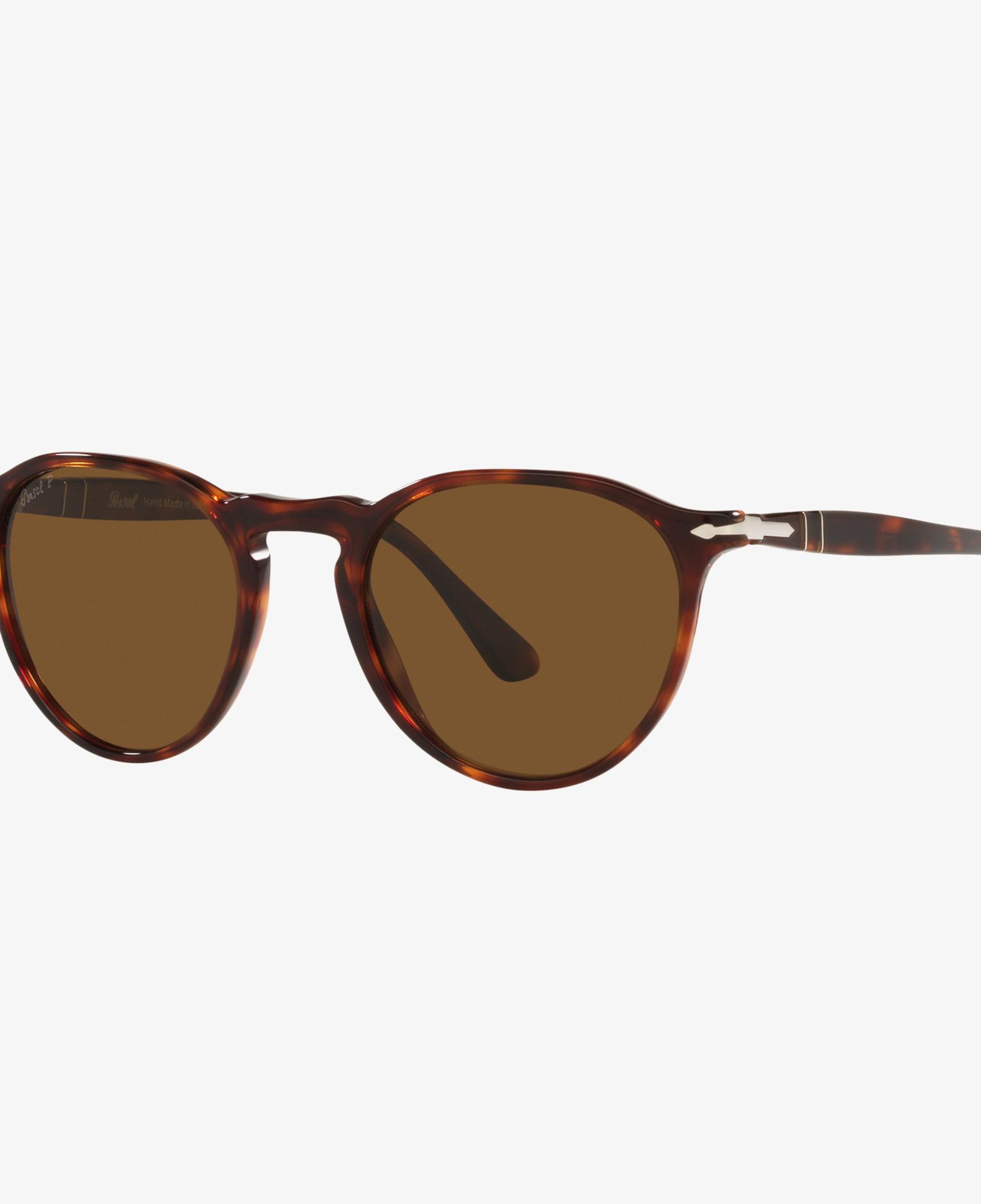 PERSOL Acetate Unisex Koyu Kahverengi Güneş Gözlüğü