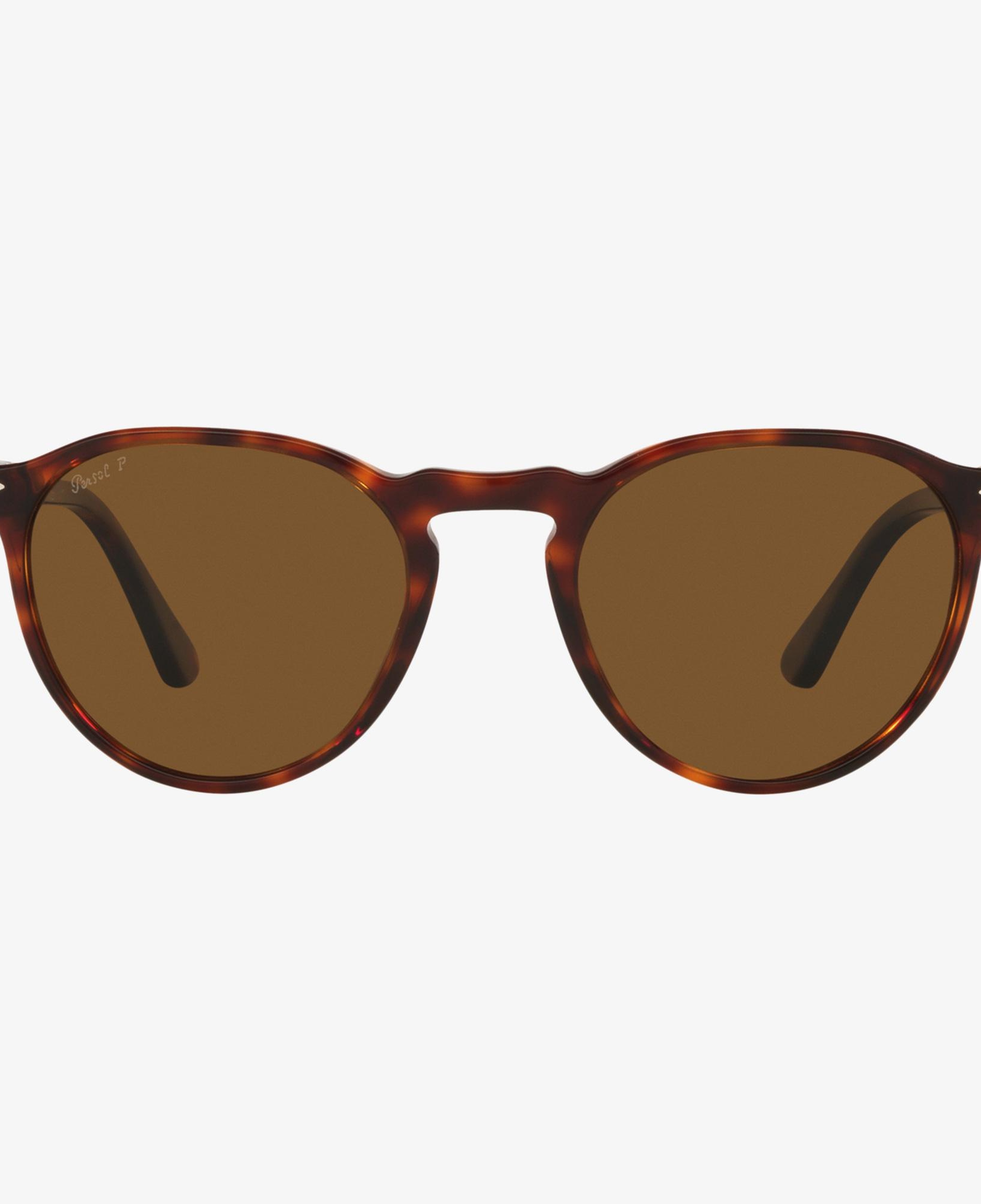 PERSOL Acetate Unisex Koyu Kahverengi Güneş Gözlüğü