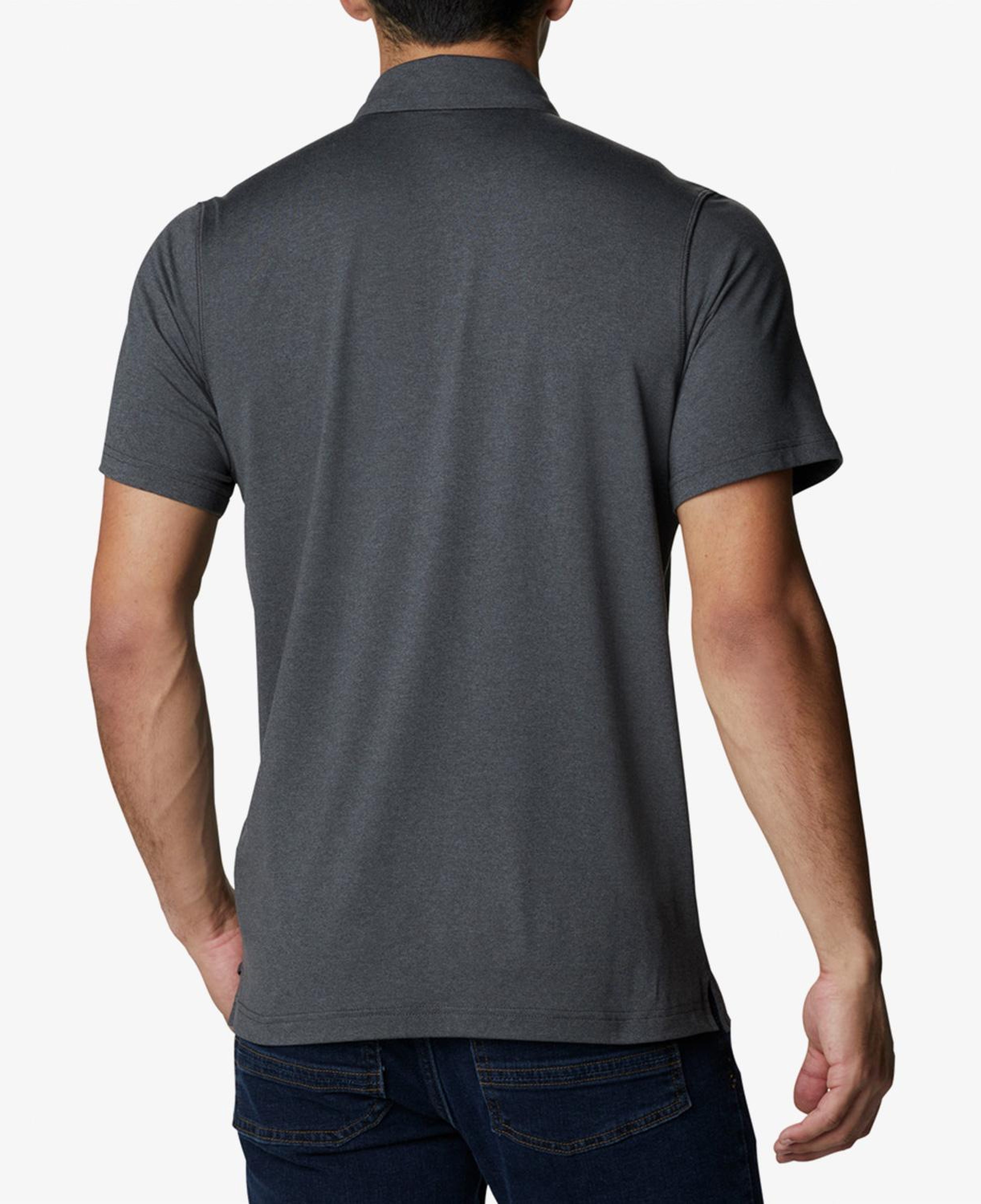 Columbia Tech Trail Polo Erkek Siyah Polo T-Shirt