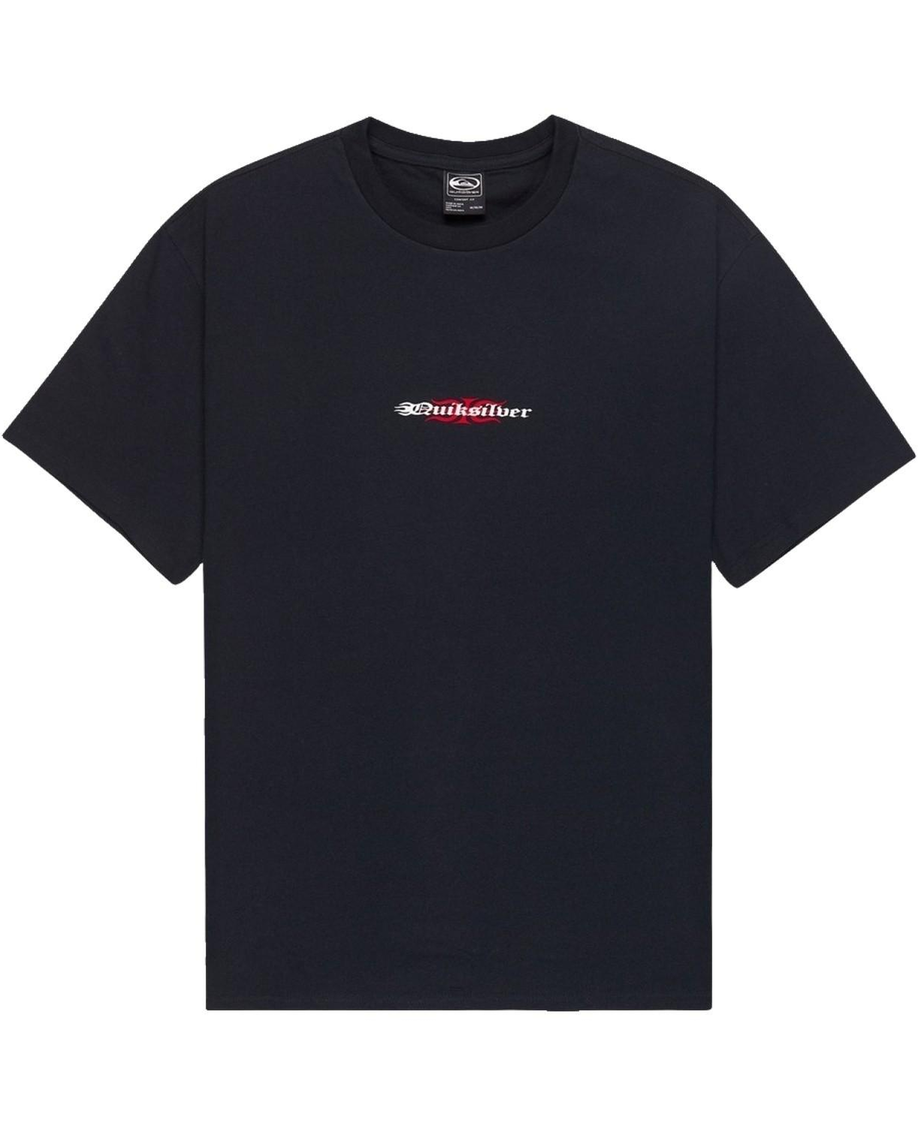 Quiksilver Mercury Burning Erkek Siyah Tişört