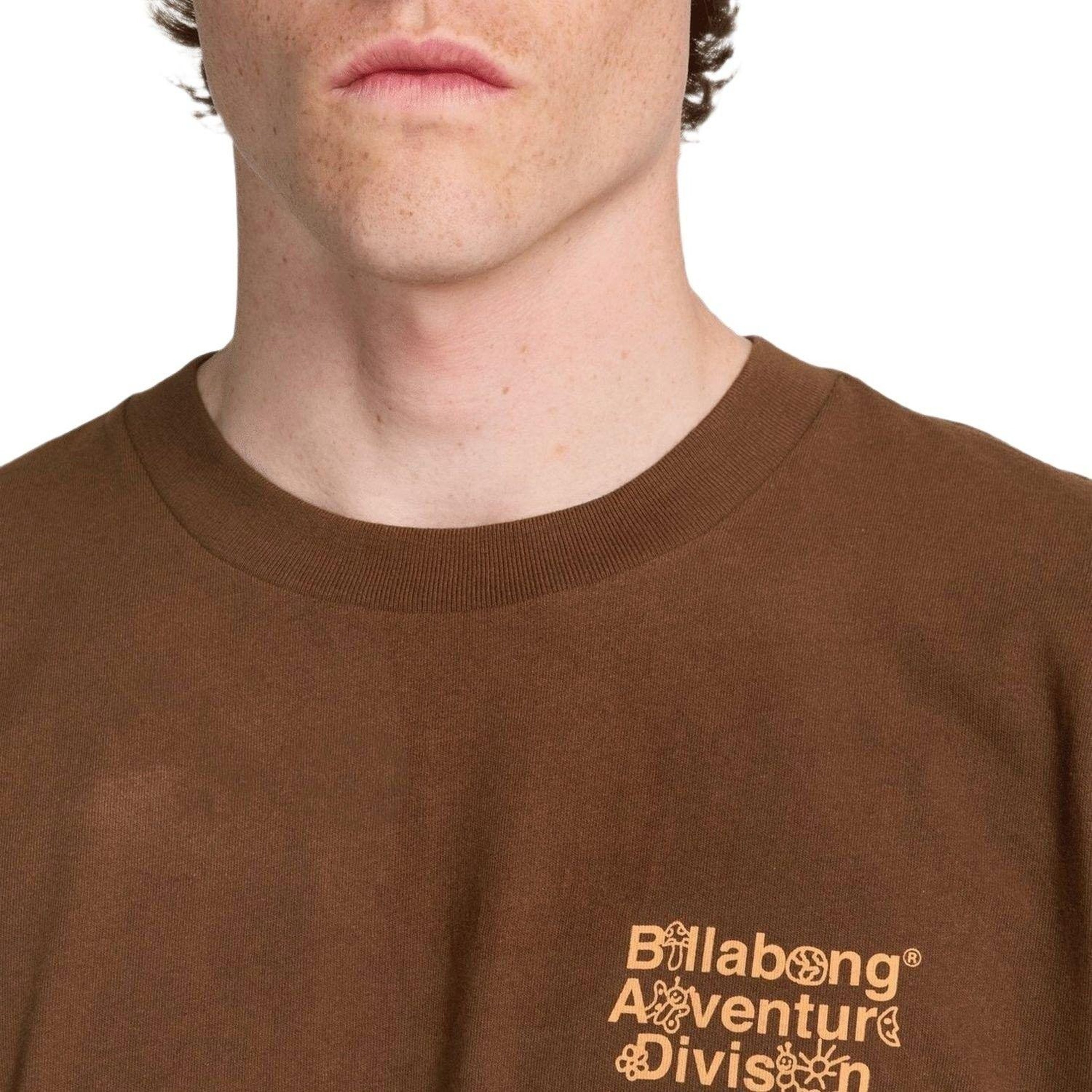 Billabong Grow Og Erkek Kahverengi Tişört