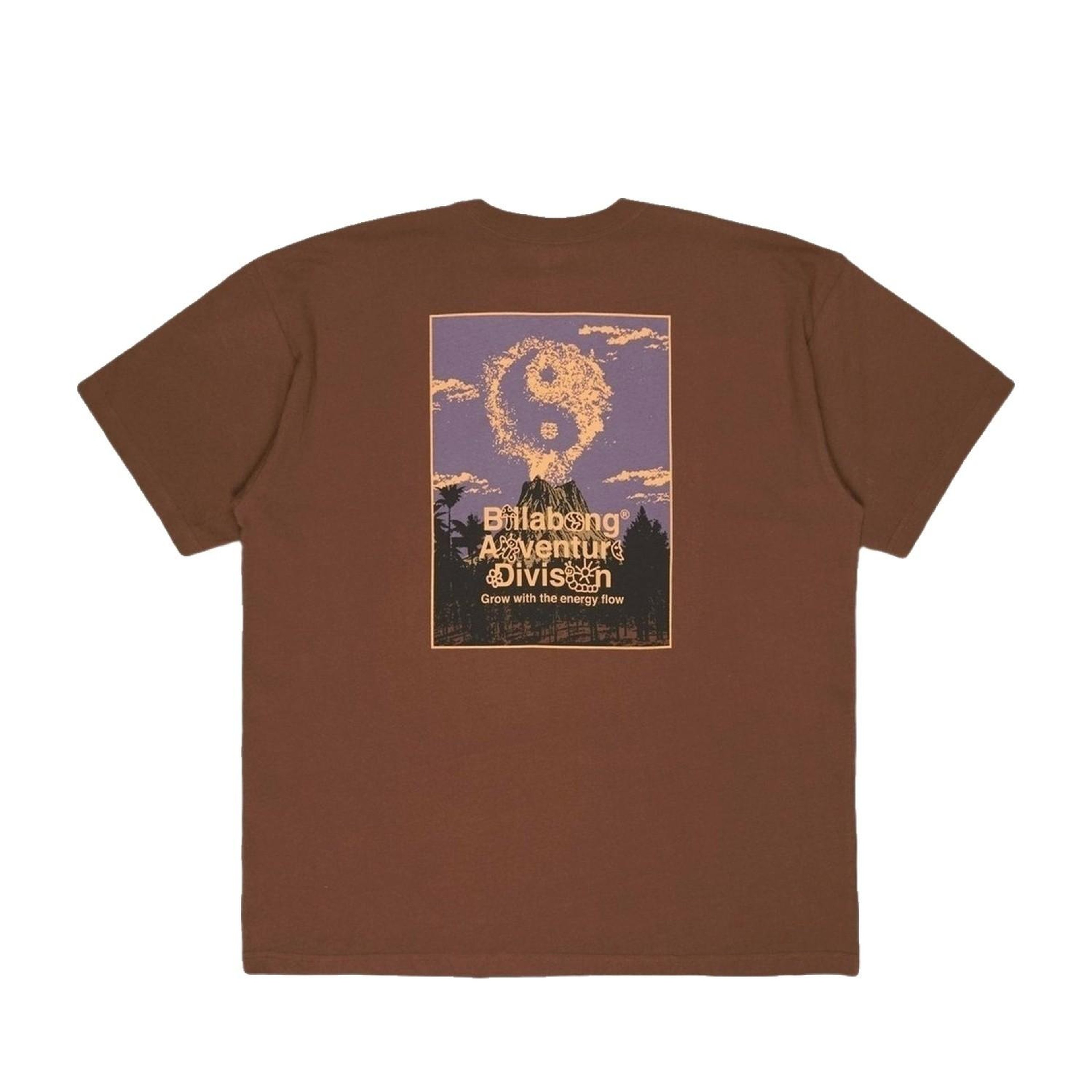 Billabong Grow Og Erkek Kahverengi Tişört