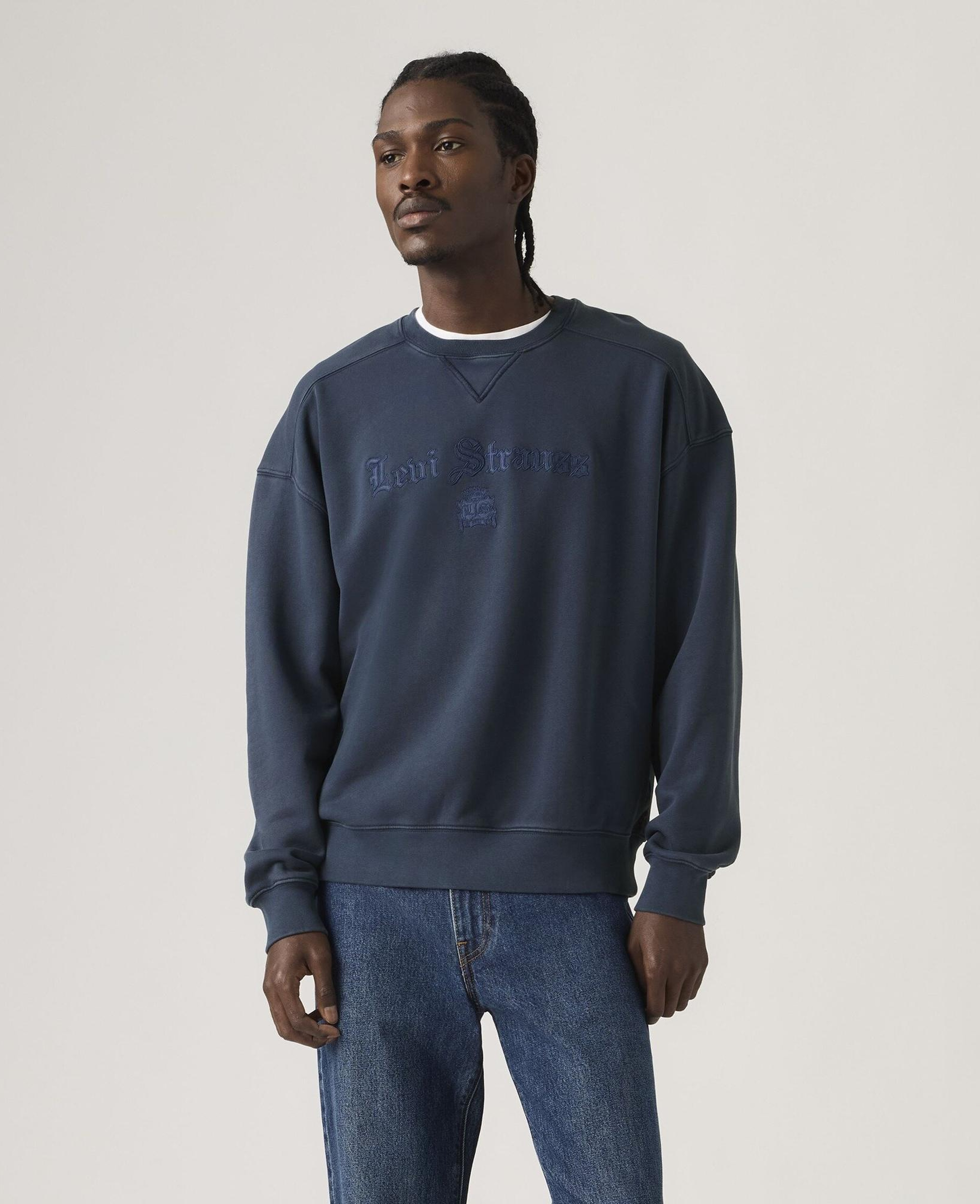 Boxy Graphic Bisiklet Yaka Sweatshirt