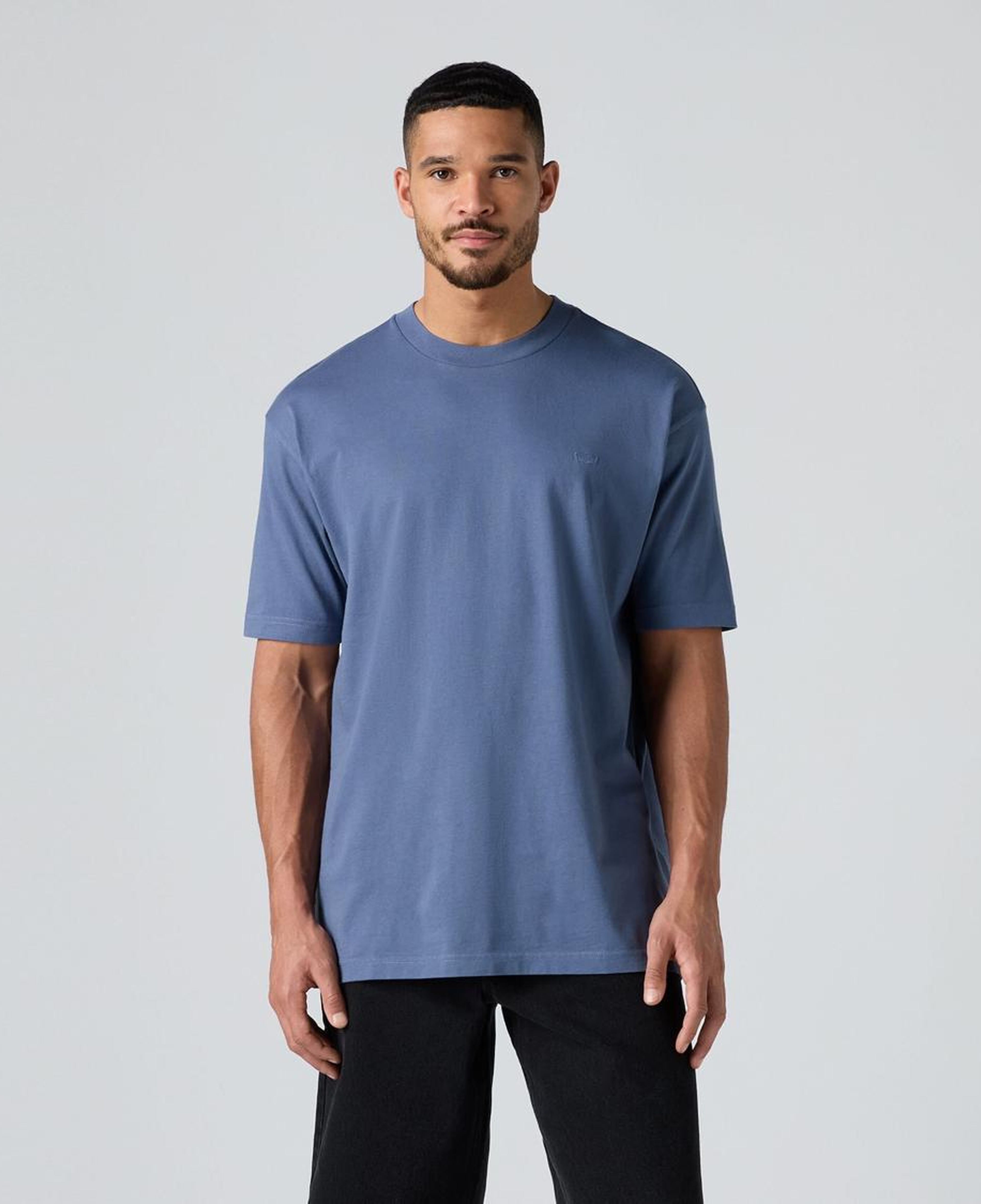 Box Basic Oversize Mavi Tişört