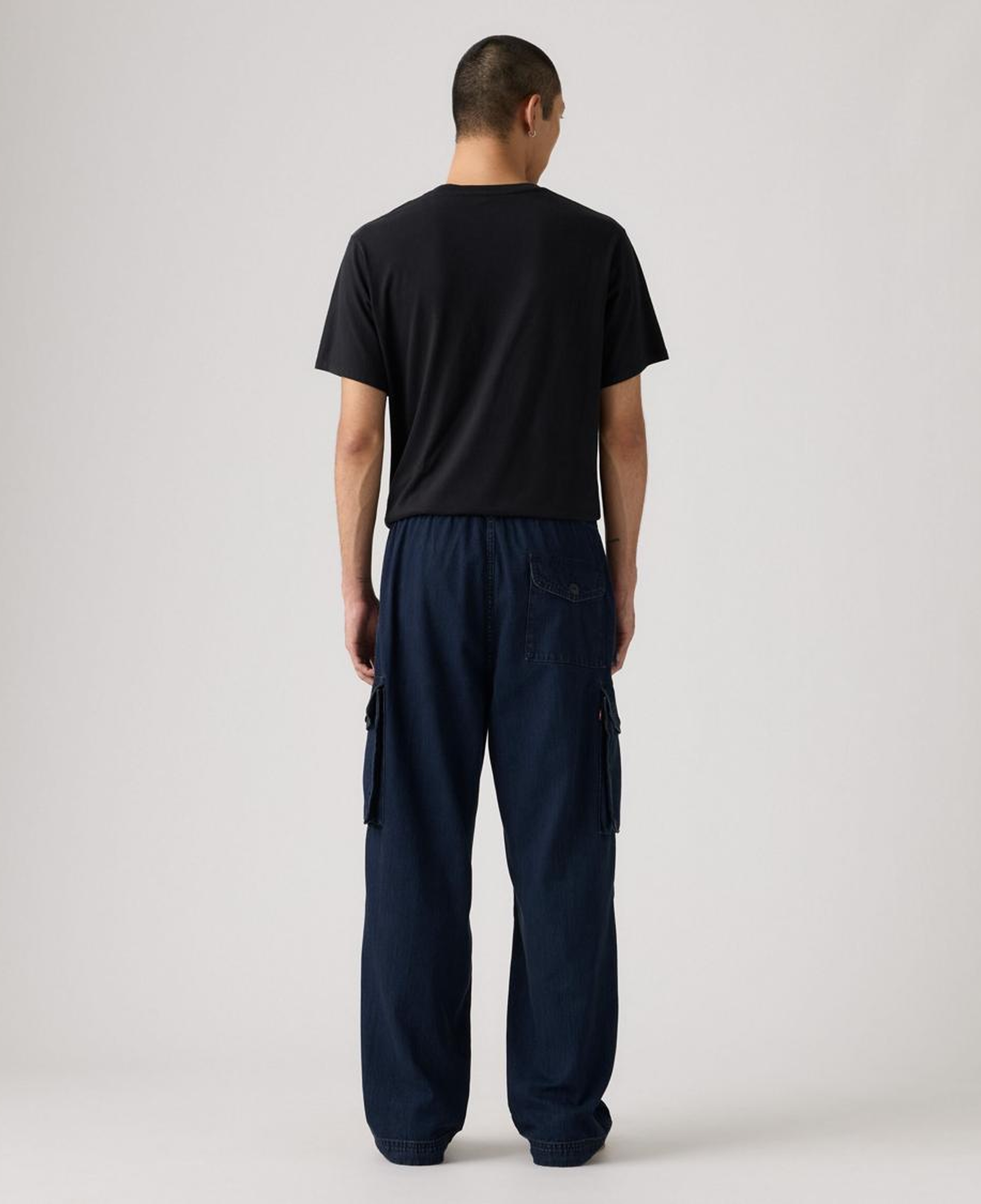 Baggy Field Cargo Denim Erkek Pantolon - Ink Smudge