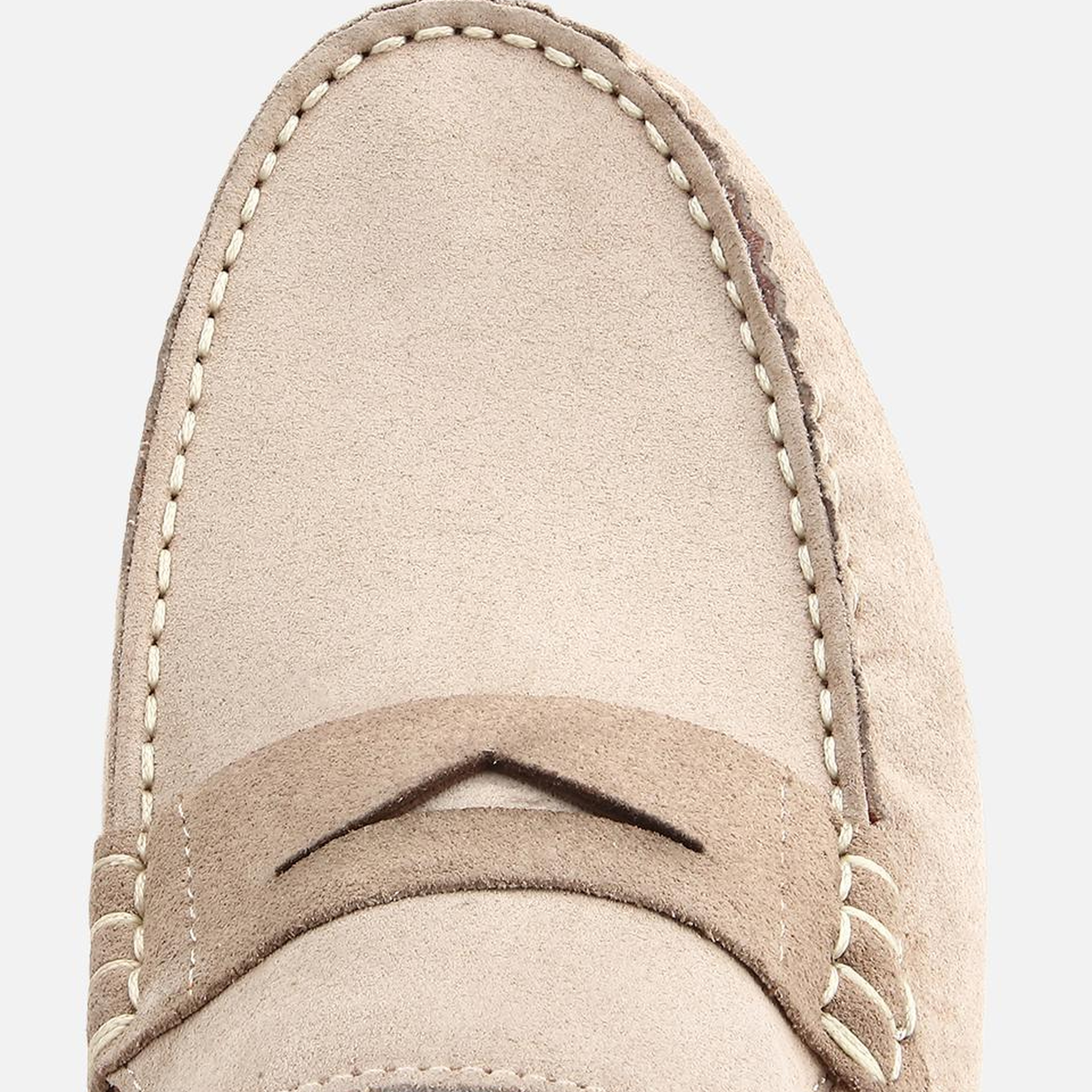 Erkek Süet Deri Bej Comfort Günlük Loafer